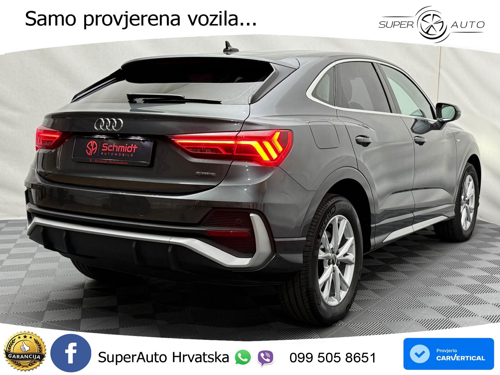 Audi Q3 40 TDI (200 KS) quattro S tronic S line MATRIX+GR SJED+KAM