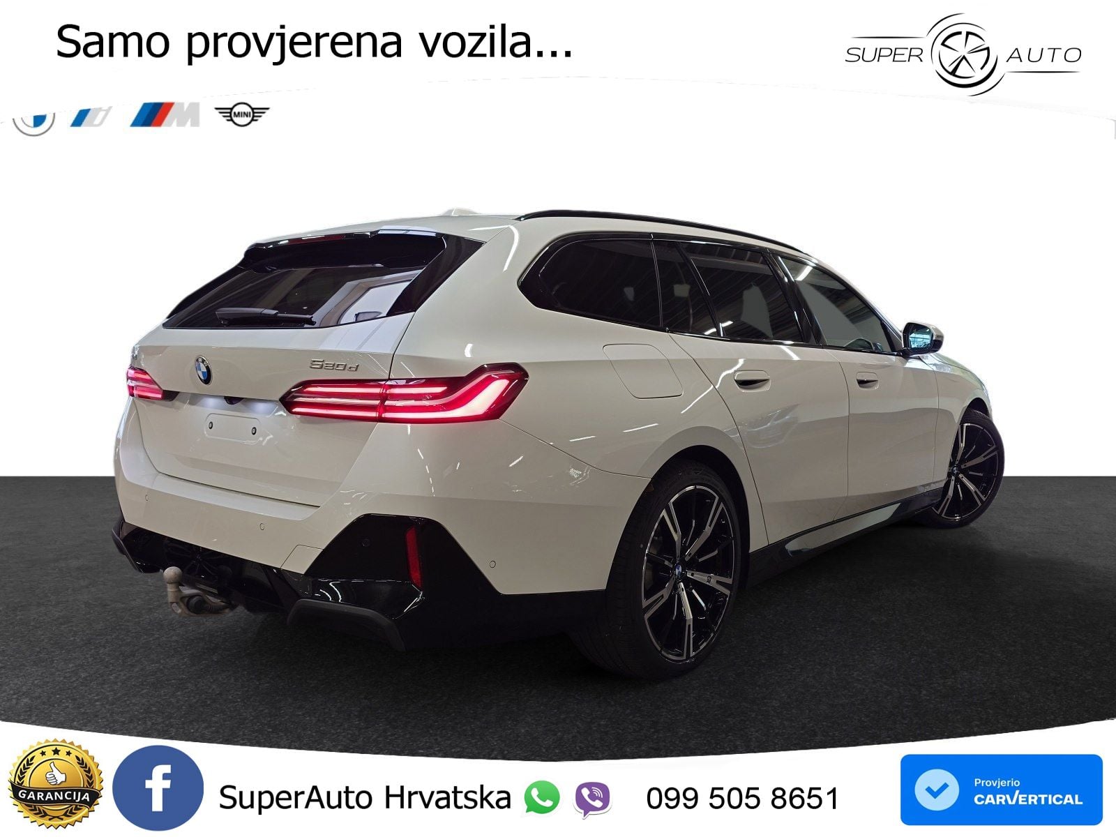 BMW 520d Touring (197 KS) xDrive Steptronic M Sport LED+GR SJED+ACC