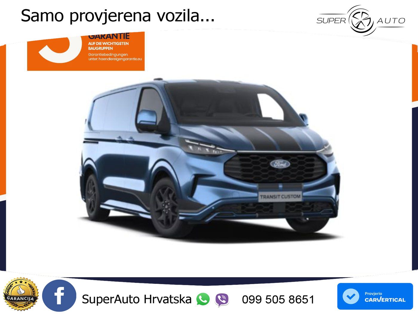 Ford Transit Custom Kasten 320 L1 AWD ACC*AHK*NAV 170 KS