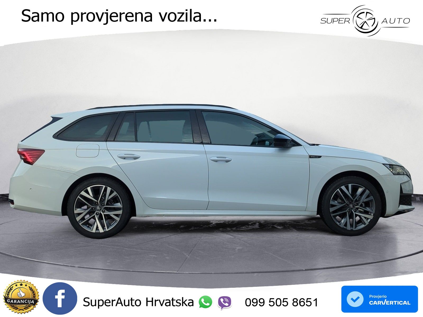 Škoda Octavia Combi 2.0 TDI (150 KS) DSG SportLine LED+GR SJED+ACC
