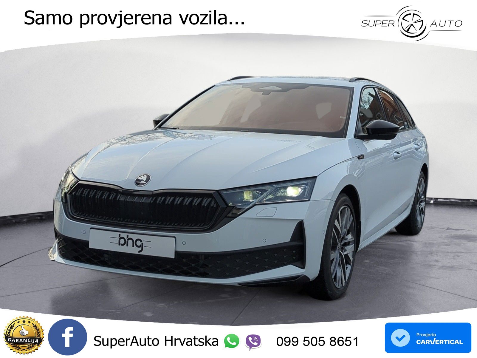 Škoda Octavia Combi 2.0 TDI (150 KS) DSG SportLine LED+GR SJED+ACC