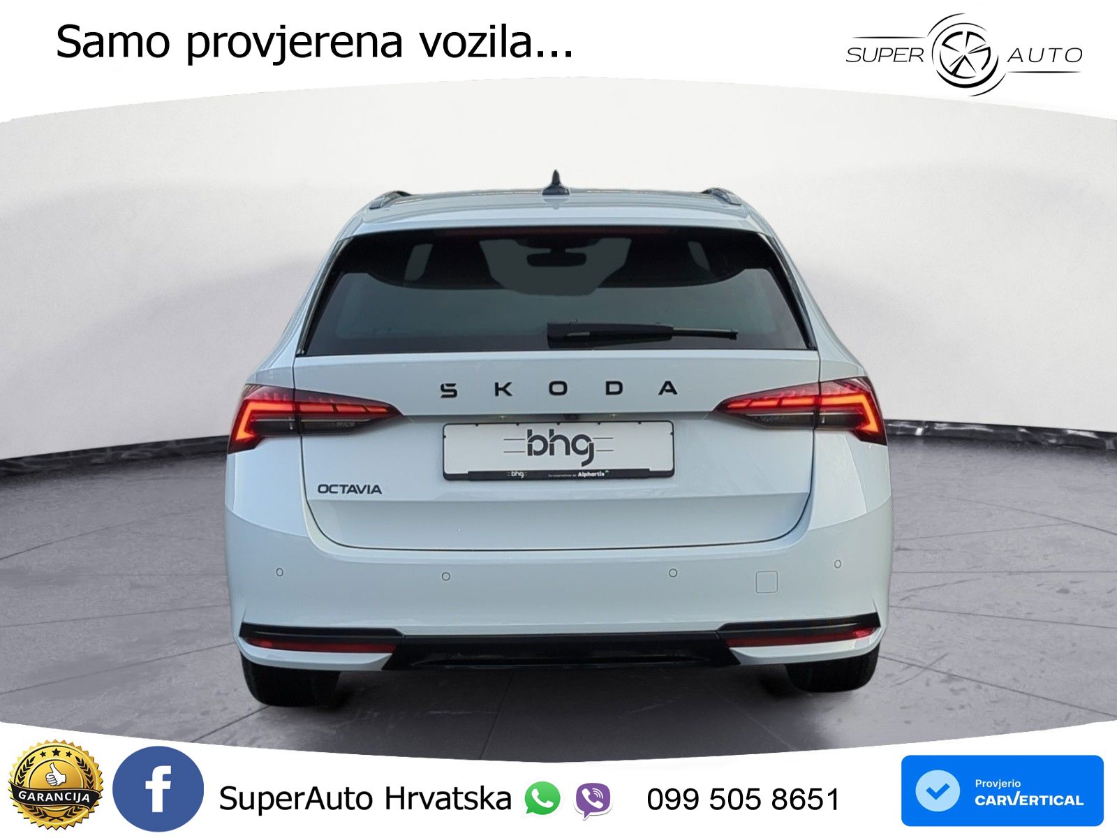Škoda Octavia Combi 2.0 TDI (150 KS) DSG SportLine LED+GR SJED+ACC