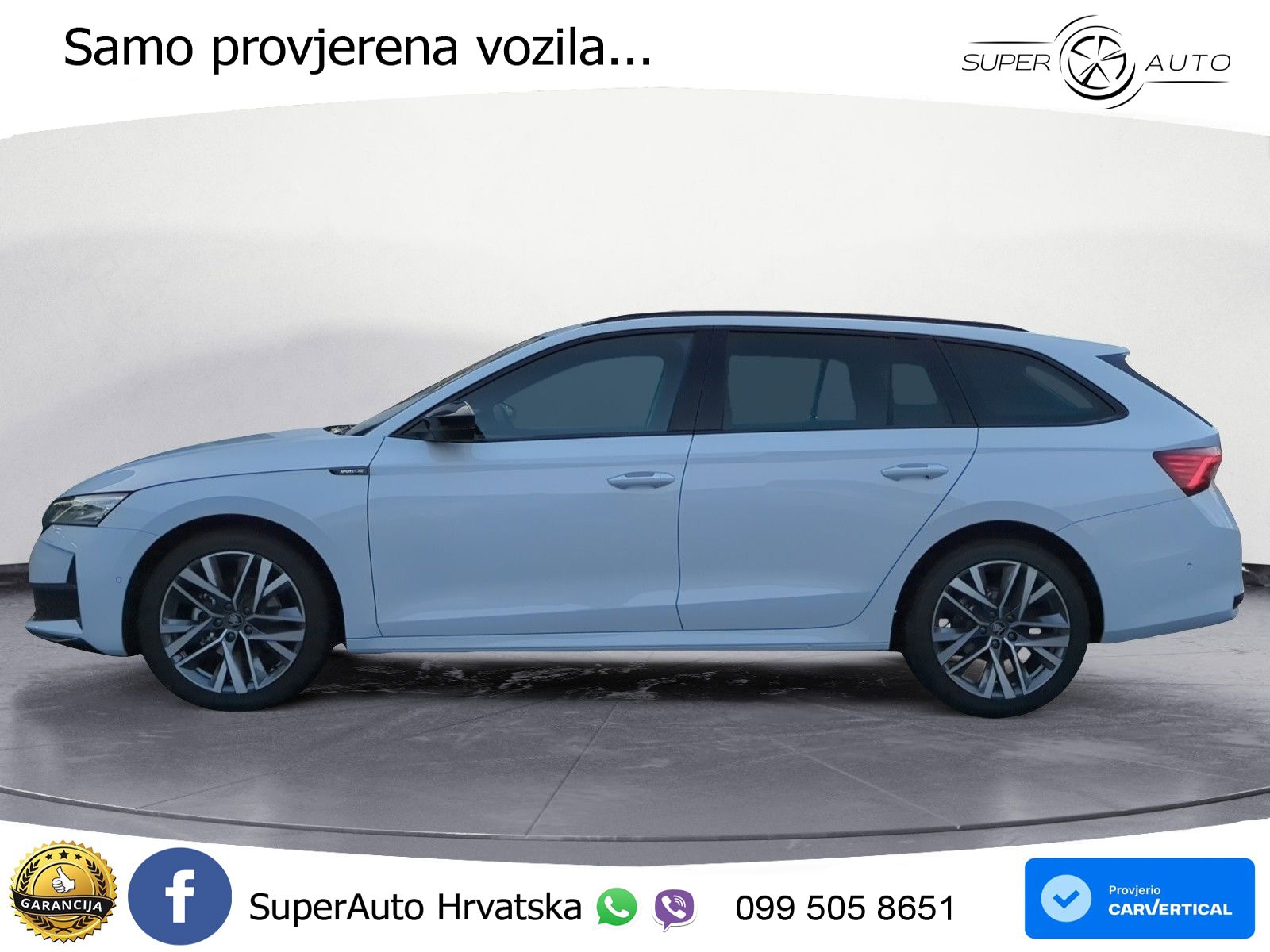 Škoda Octavia Combi 2.0 TDI (150 KS) DSG SportLine LED+GR SJED+ACC