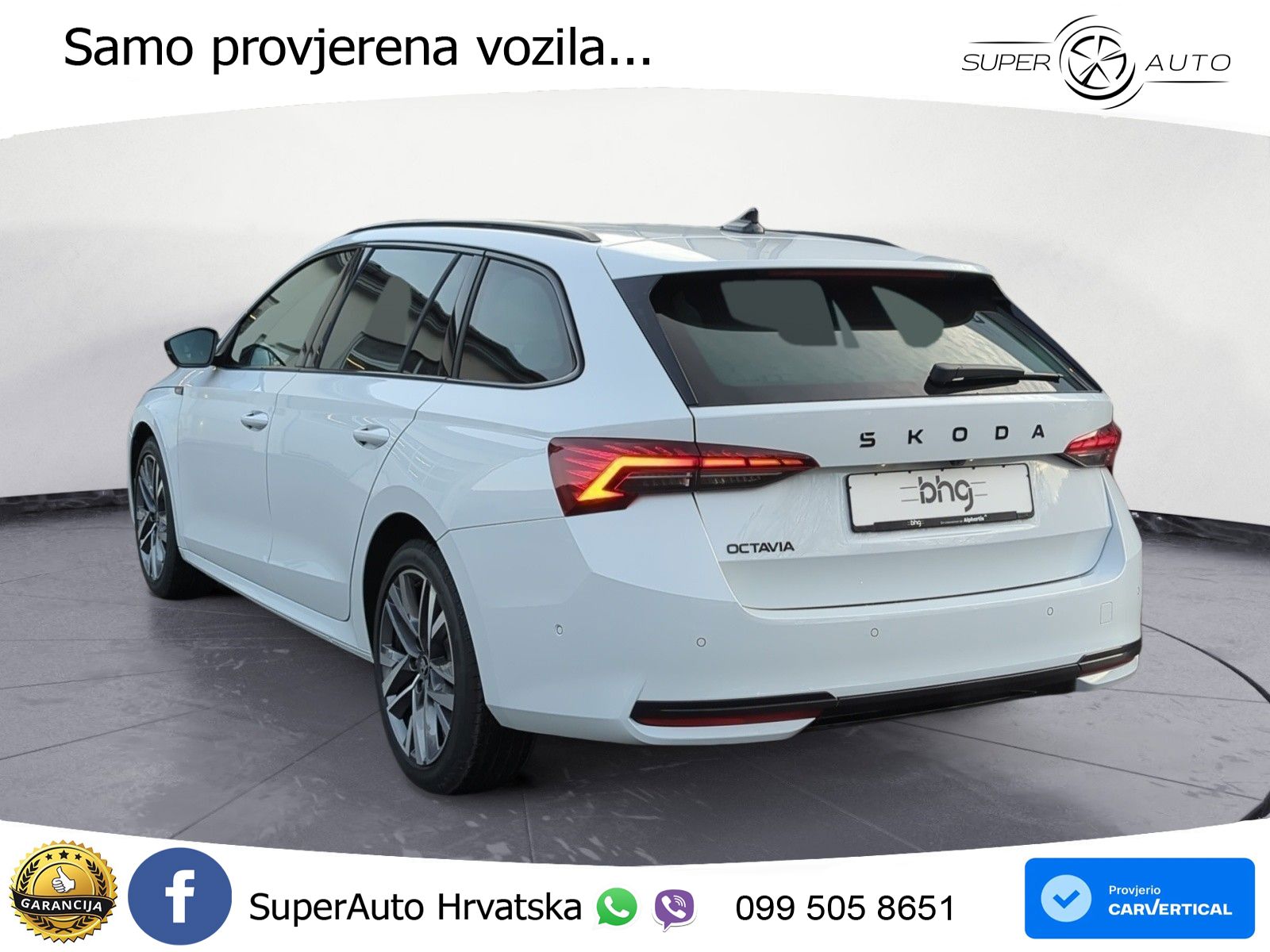 Škoda Octavia Combi 2.0 TDI (150 KS) DSG SportLine LED+GR SJED+ACC