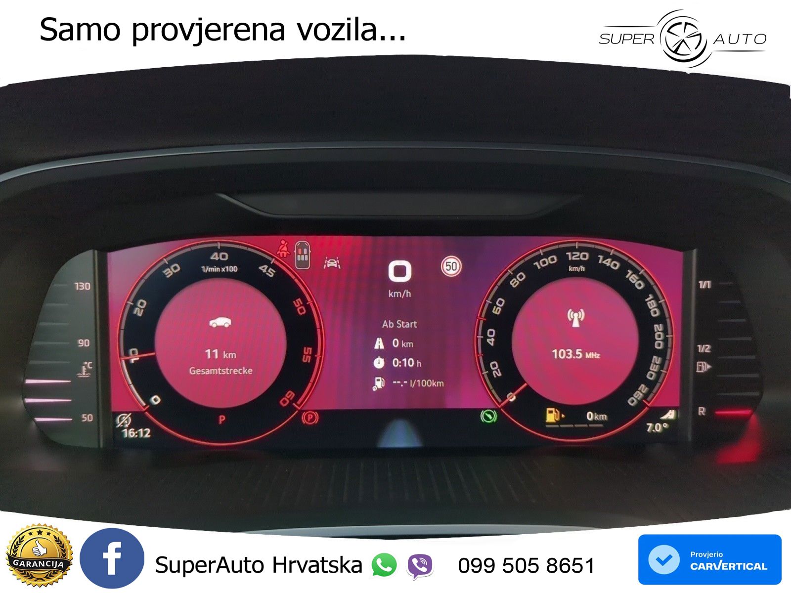 Škoda Octavia Combi 2.0 TDI (150 KS) DSG SportLine LED+GR SJED+ACC