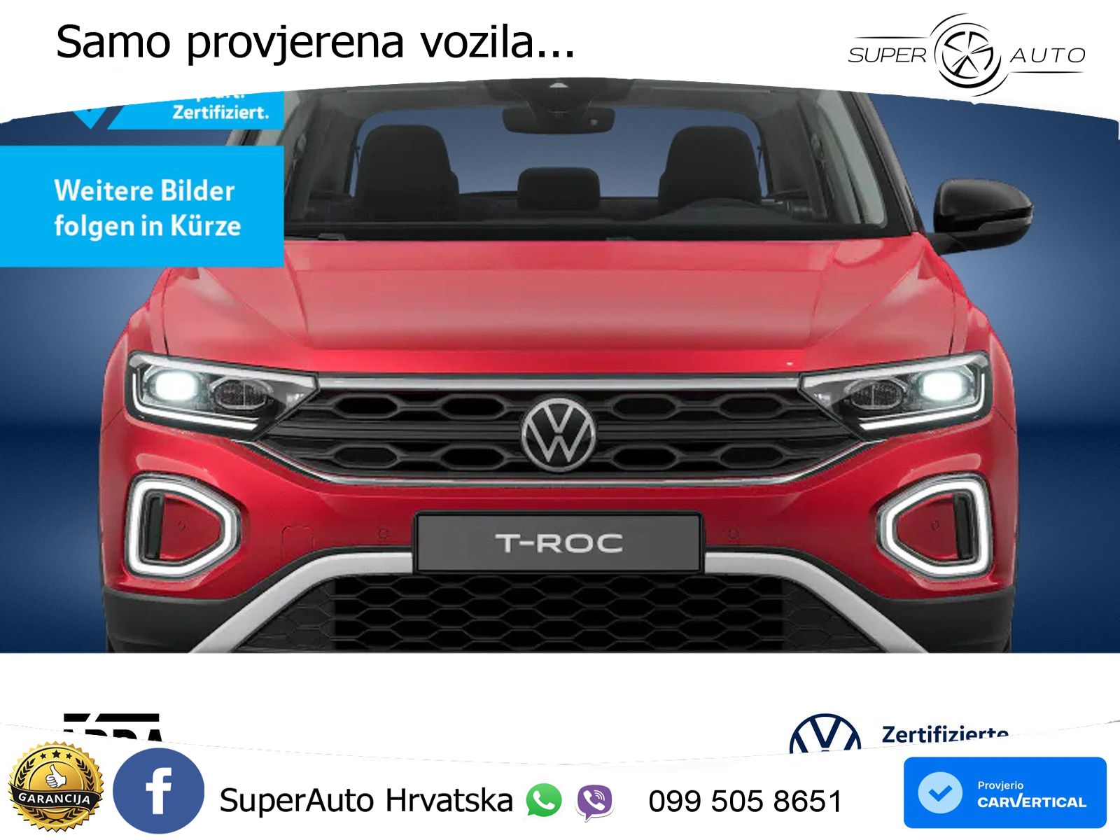 Volkswagen T-Roc 1.5 TSI (150 KS) DSG LED+GR SJED+ACC