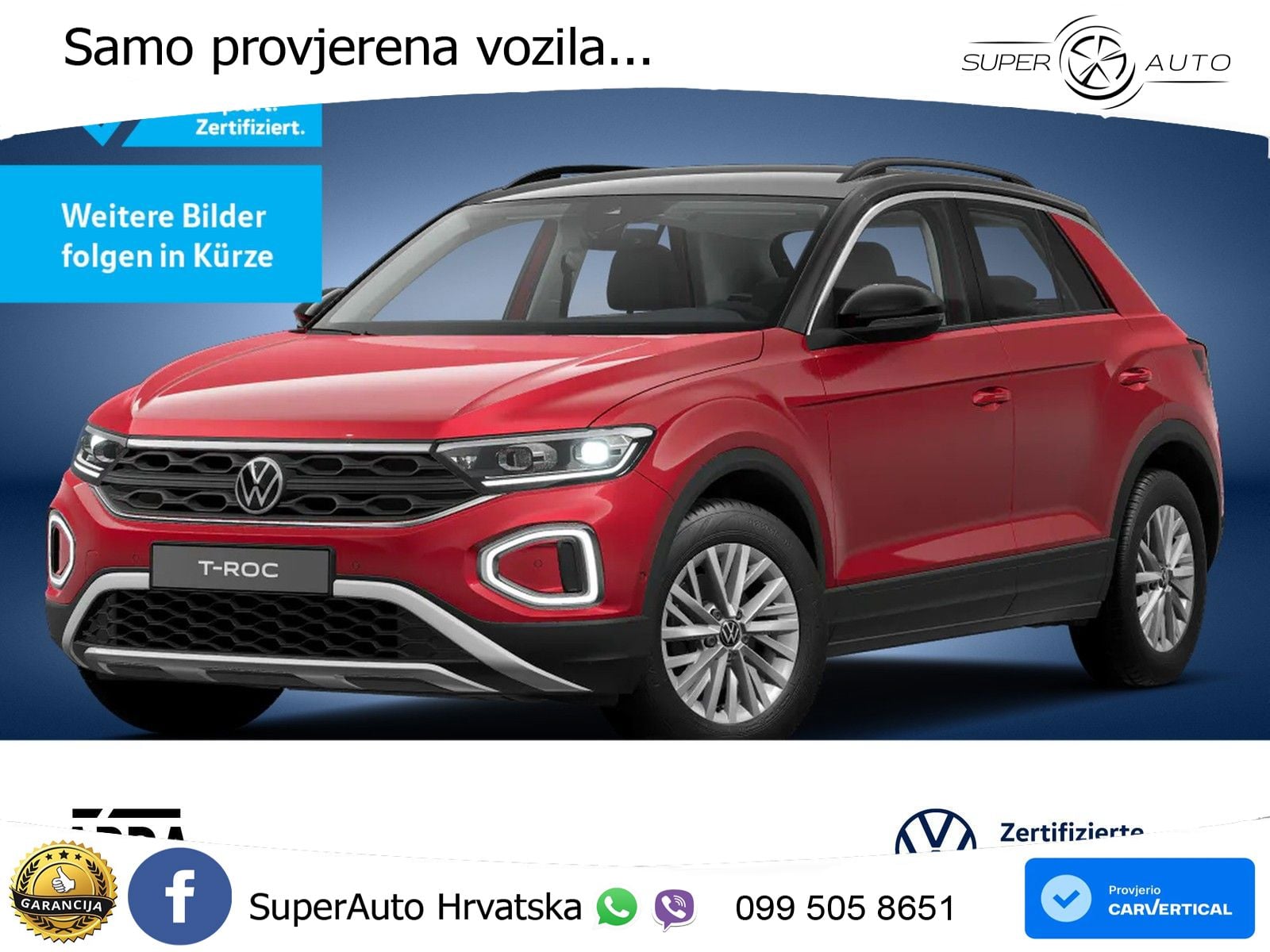 Volkswagen T-Roc 1.5 TSI (150 KS) DSG LED+GR SJED+ACC