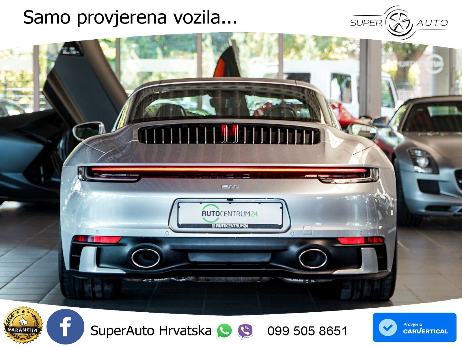 Porsche 911 Targa 4S 3.0 (450 KS) PDK LED+GR SJED+ACC