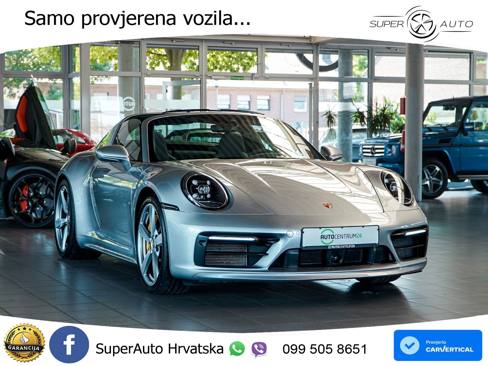 Porsche 911 Targa 4S 3.0 (450 KS) PDK LED+GR SJED+ACC