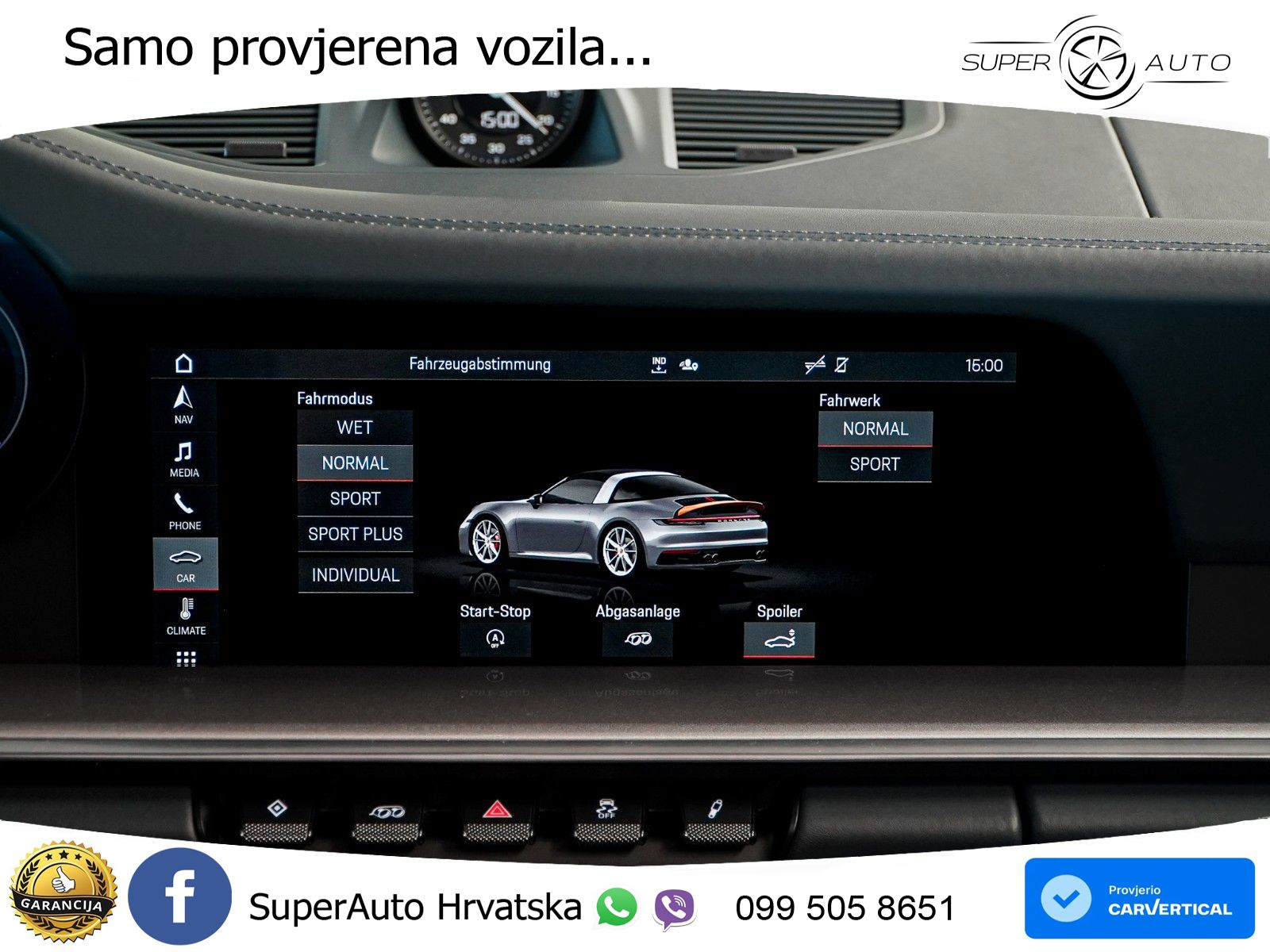 Porsche 911 Targa 4S 3.0 (450 KS) PDK LED+GR SJED+ACC