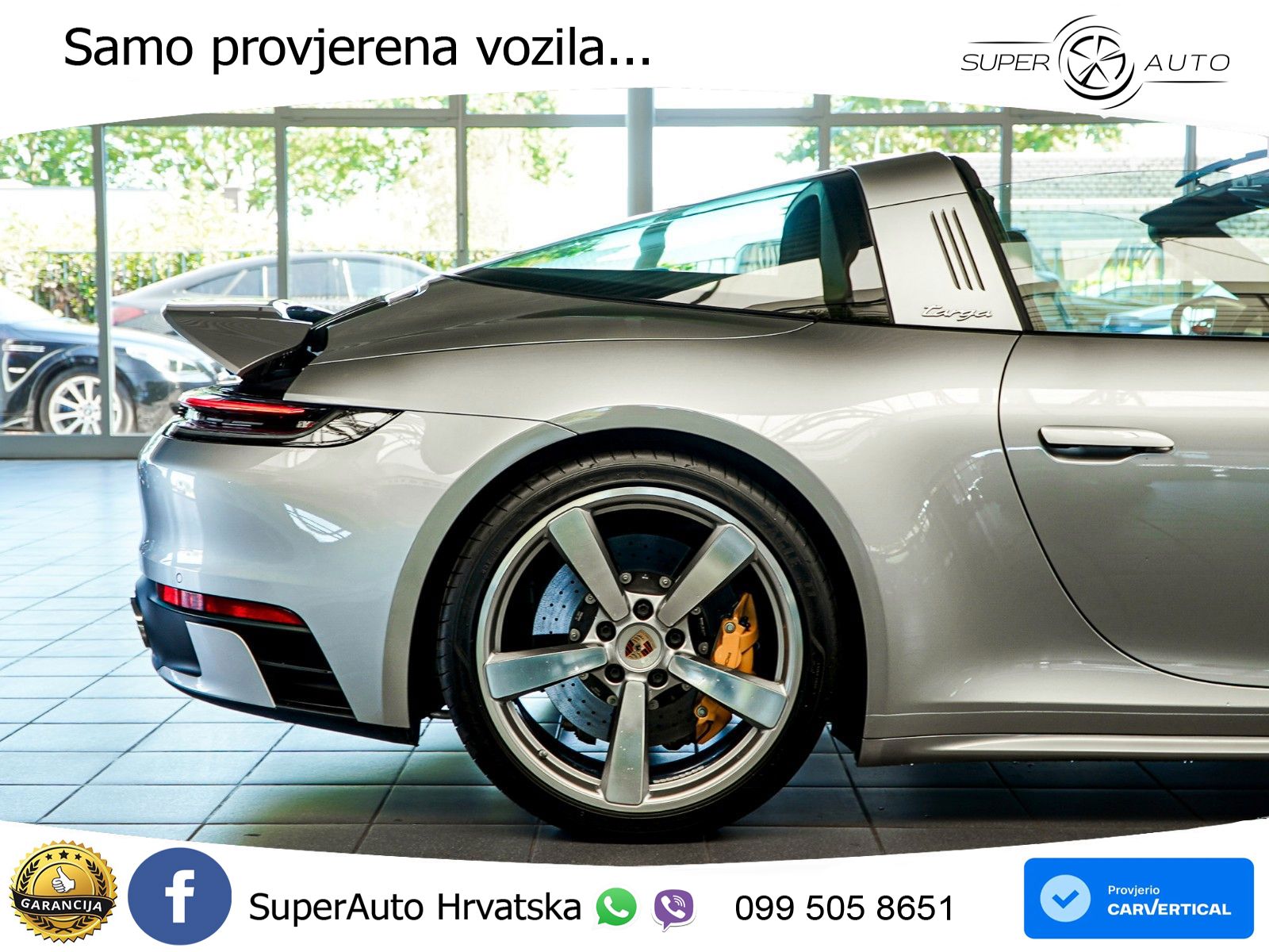 Porsche 911 Targa 4S 3.0 (450 KS) PDK LED+GR SJED+ACC