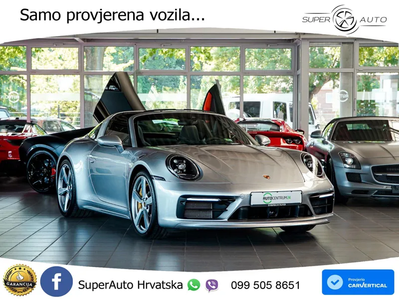 Porsche 911 Targa 4S 3.0 (450 KS) PDK LED+GR SJED+ACC