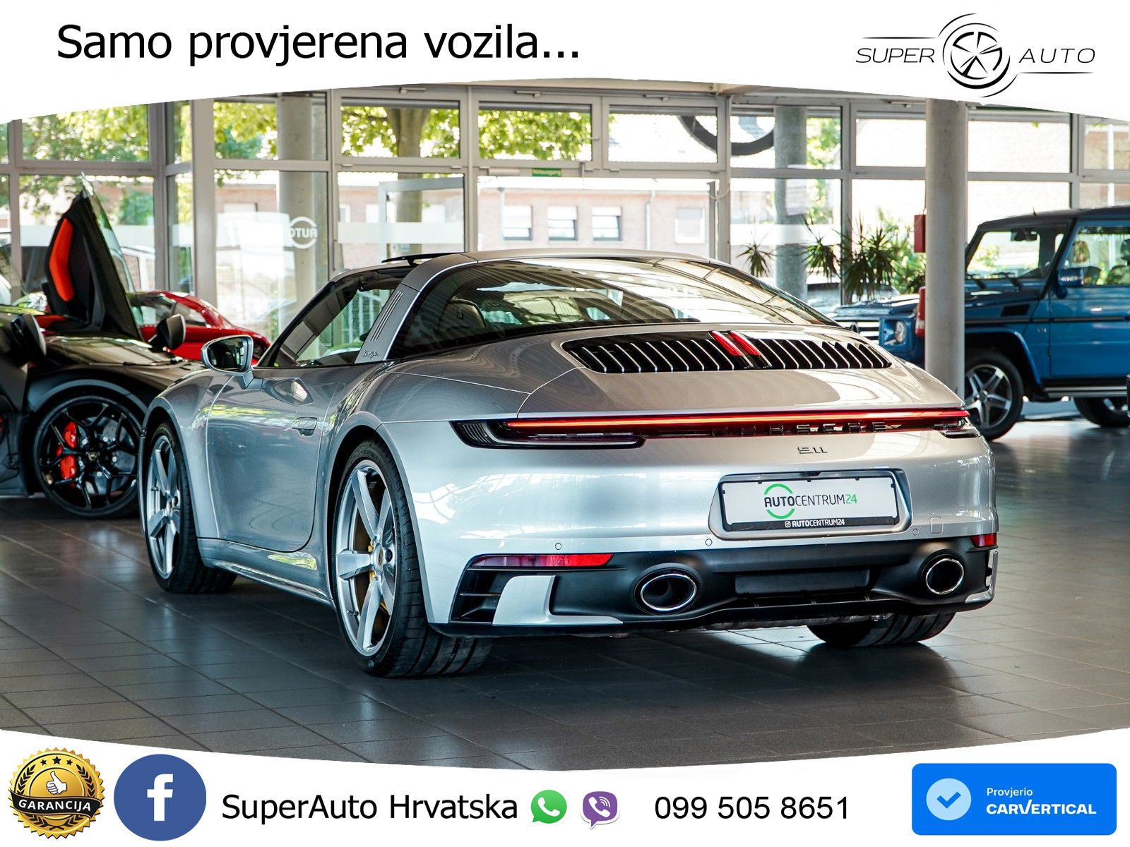 Porsche 911 Targa 4S 3.0 (450 KS) PDK LED+GR SJED+ACC