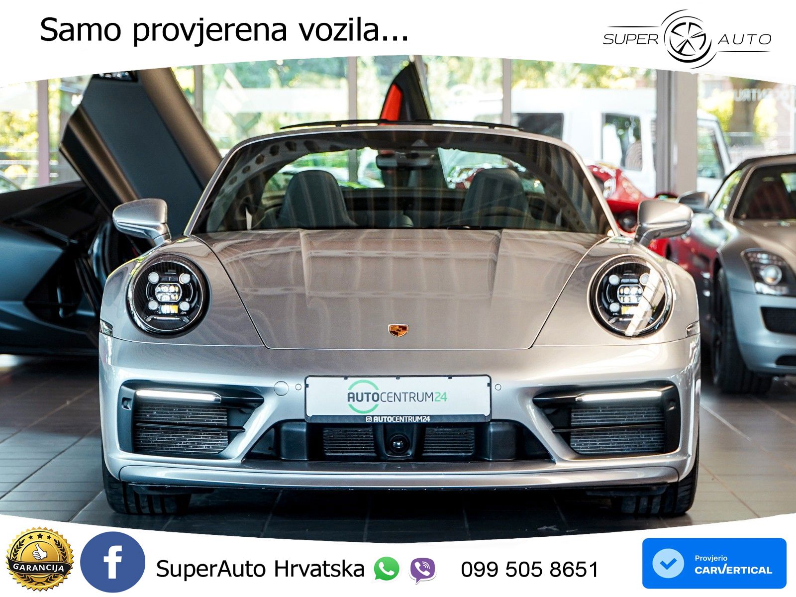 Porsche 911 Targa 4S 3.0 (450 KS) PDK LED+GR SJED+ACC