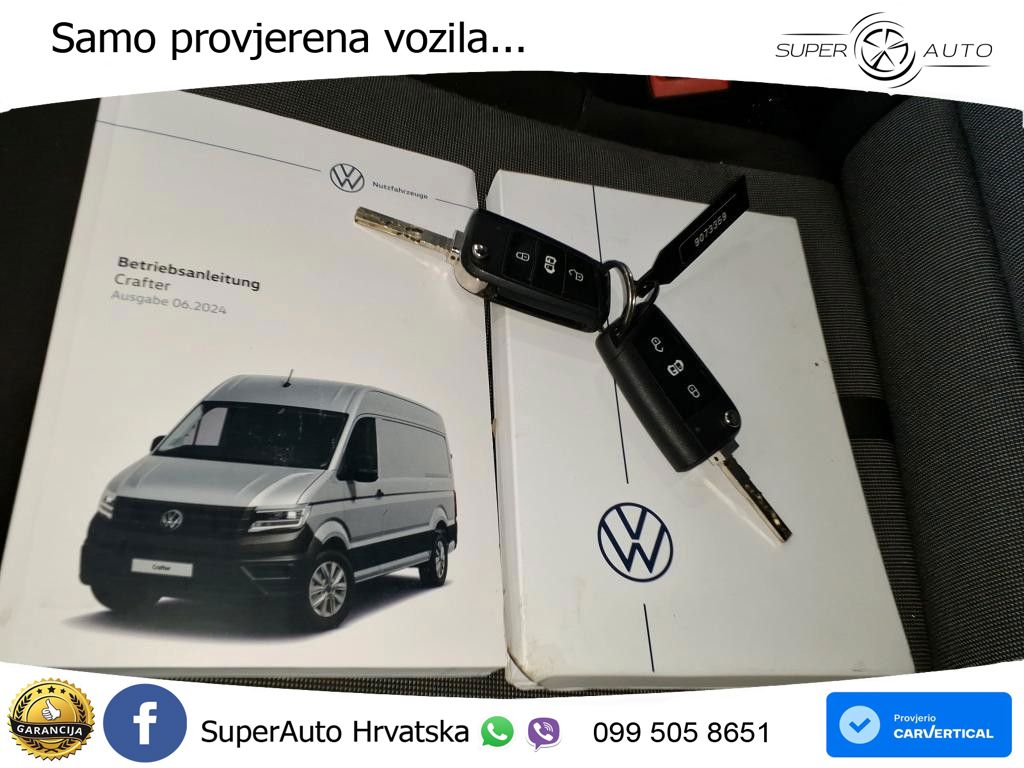 Volkswagen Crafter 35 lang hoch L4H3 177PS Navi Top Zustand 177 KS