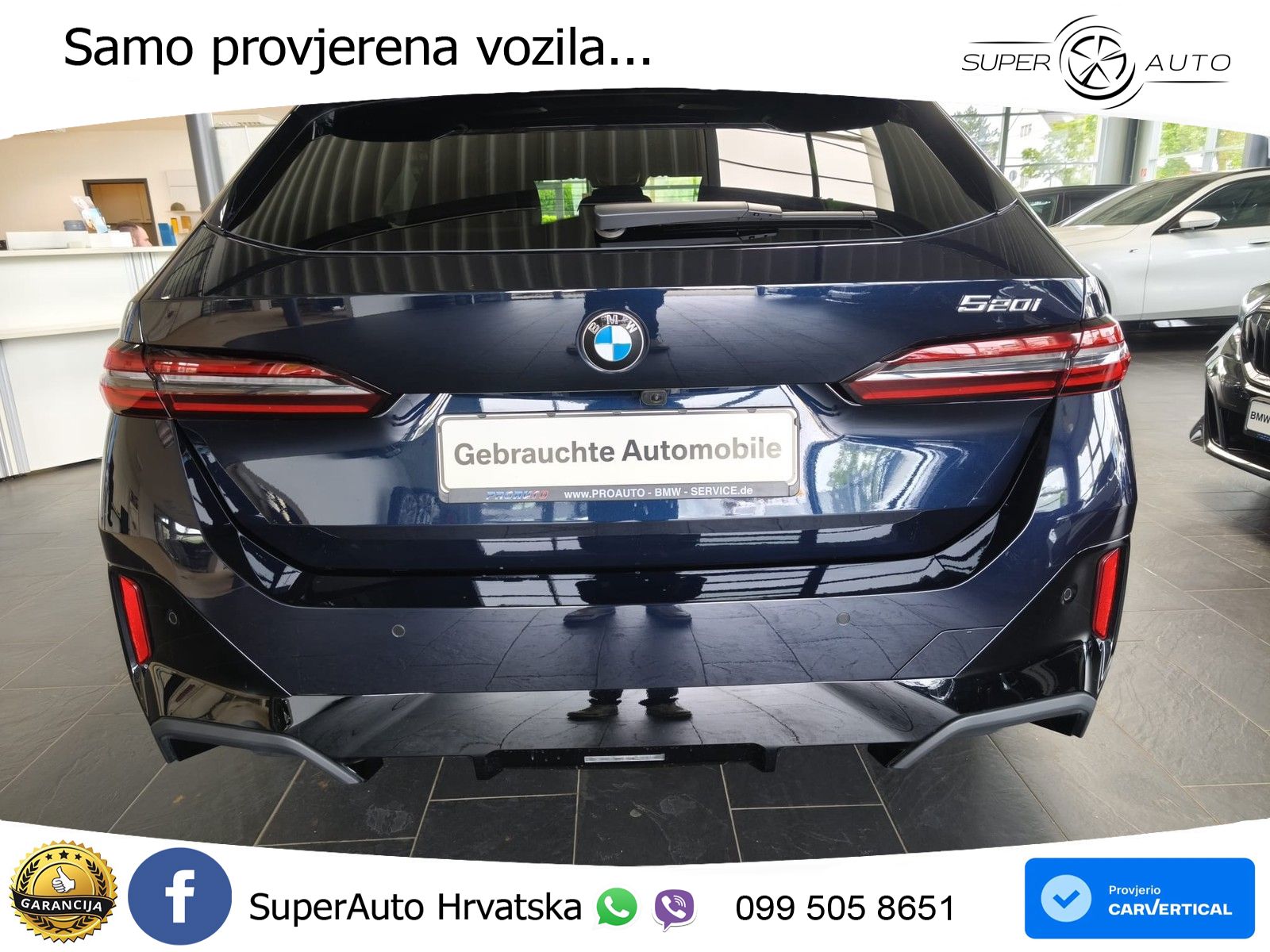 BMW 520i Touring (208 KS) Steptronic M Sport ACC+HEAD+GR SJED+360+PANO