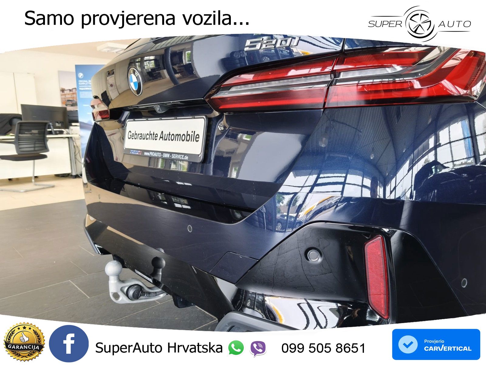 BMW 520i Touring (208 KS) Steptronic M Sport ACC+HEAD+GR SJED+360+PANO
