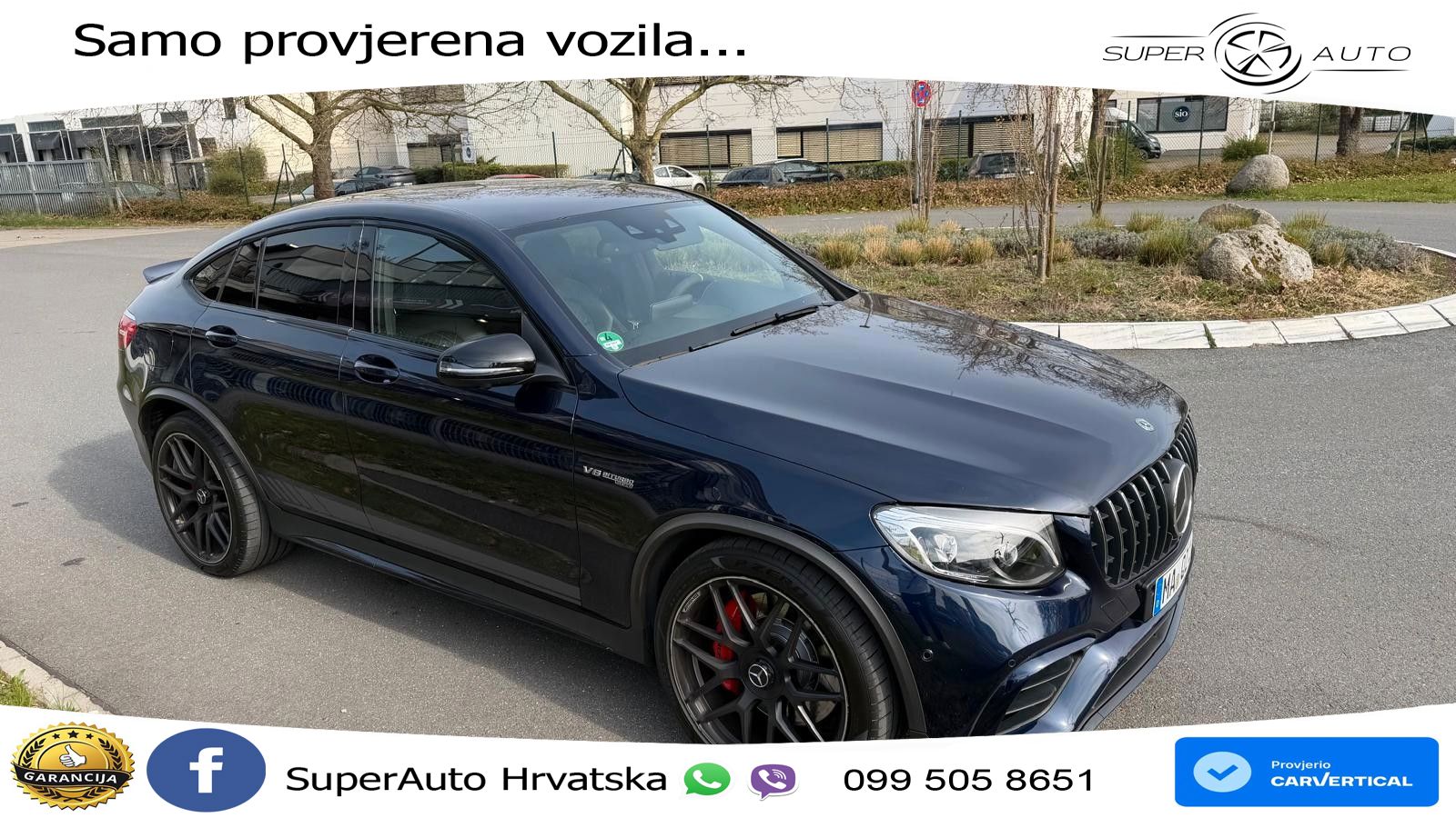 Mercedes GLC Coupe AMG 63 S (510 KS) 4MATIC+ MCT Edition One ZRAČNI+ACC+4xGR SJED+KAM