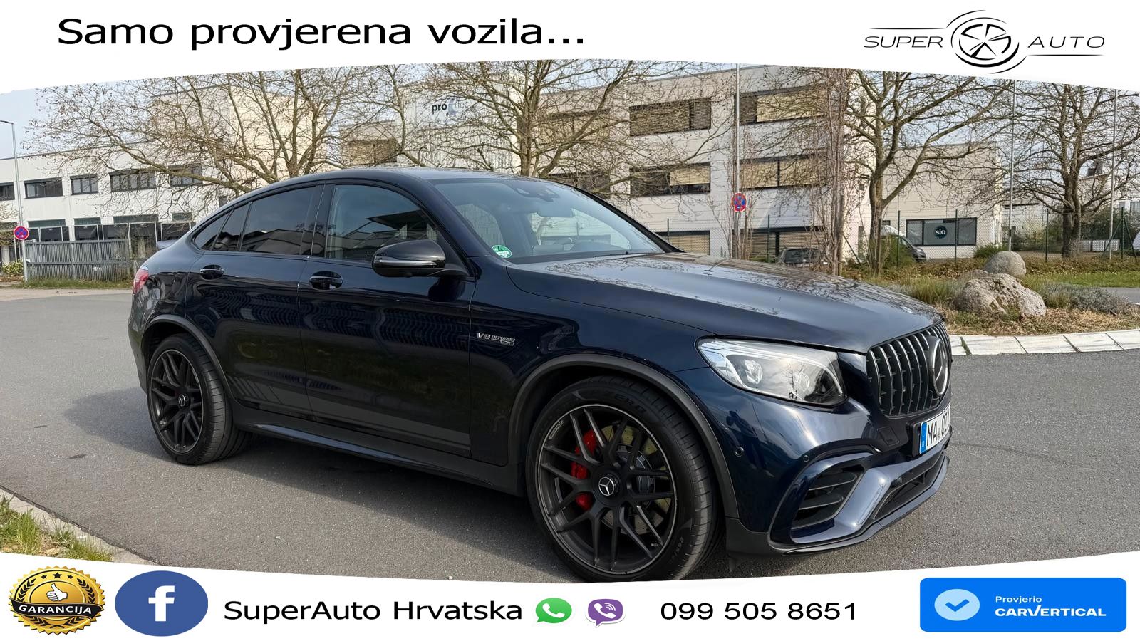 Mercedes GLC Coupe AMG 63 S (510 KS) 4MATIC+ MCT Edition One ZRAČNI+ACC+4xGR SJED+KAM