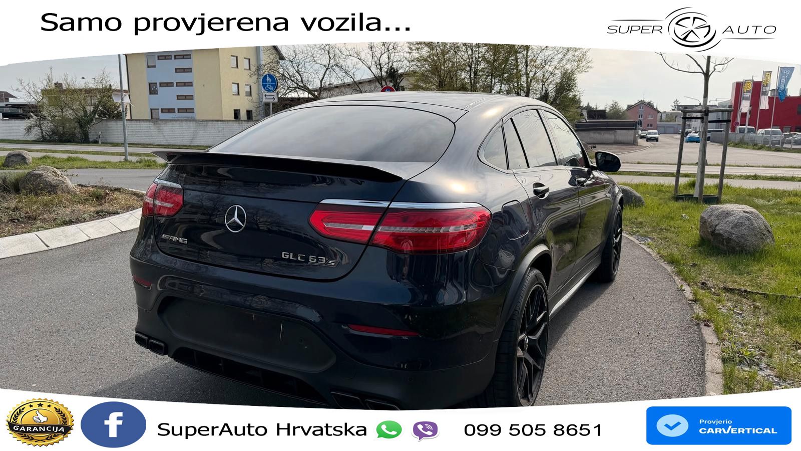 Mercedes GLC Coupe AMG 63 S (510 KS) 4MATIC+ MCT Edition One ZRAČNI+ACC+4xGR SJED+KAM
