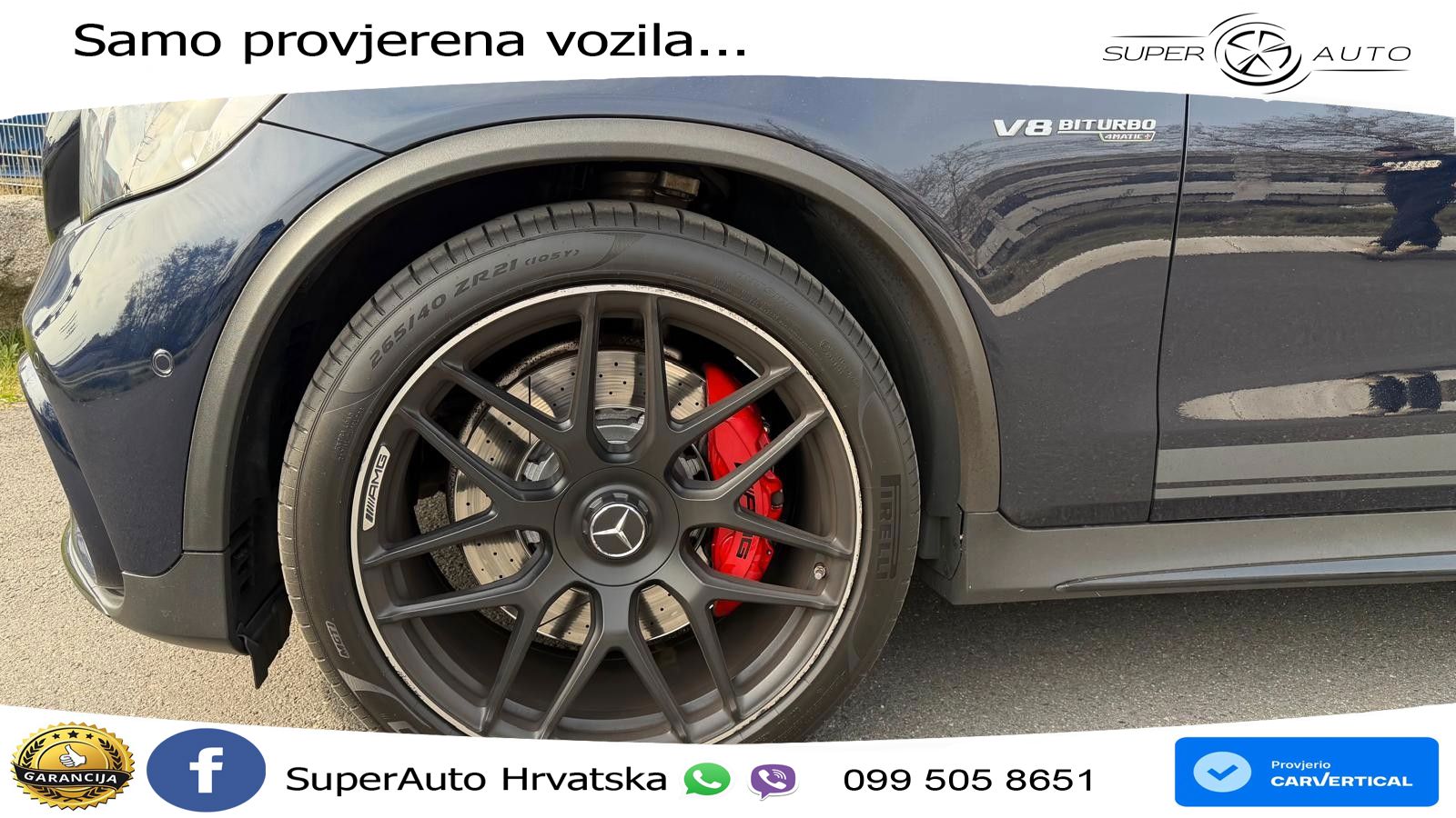 Mercedes GLC Coupe AMG 63 S (510 KS) 4MATIC+ MCT Edition One ZRAČNI+ACC+4xGR SJED+KAM