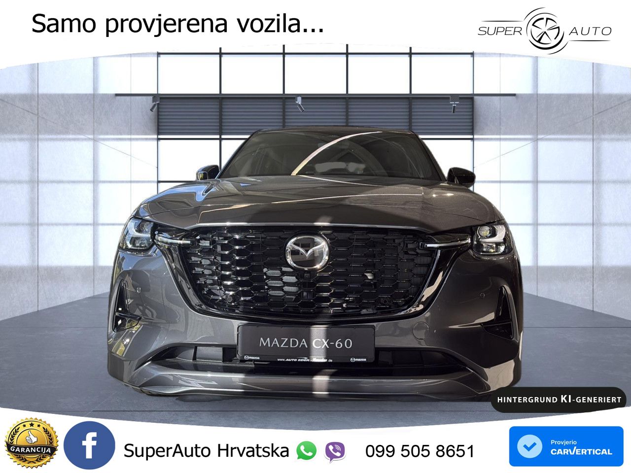 Mazda CX-60 3.3 e-Skyactiv D (254 KS) AWD Automatic LED+GR SJED+ACC