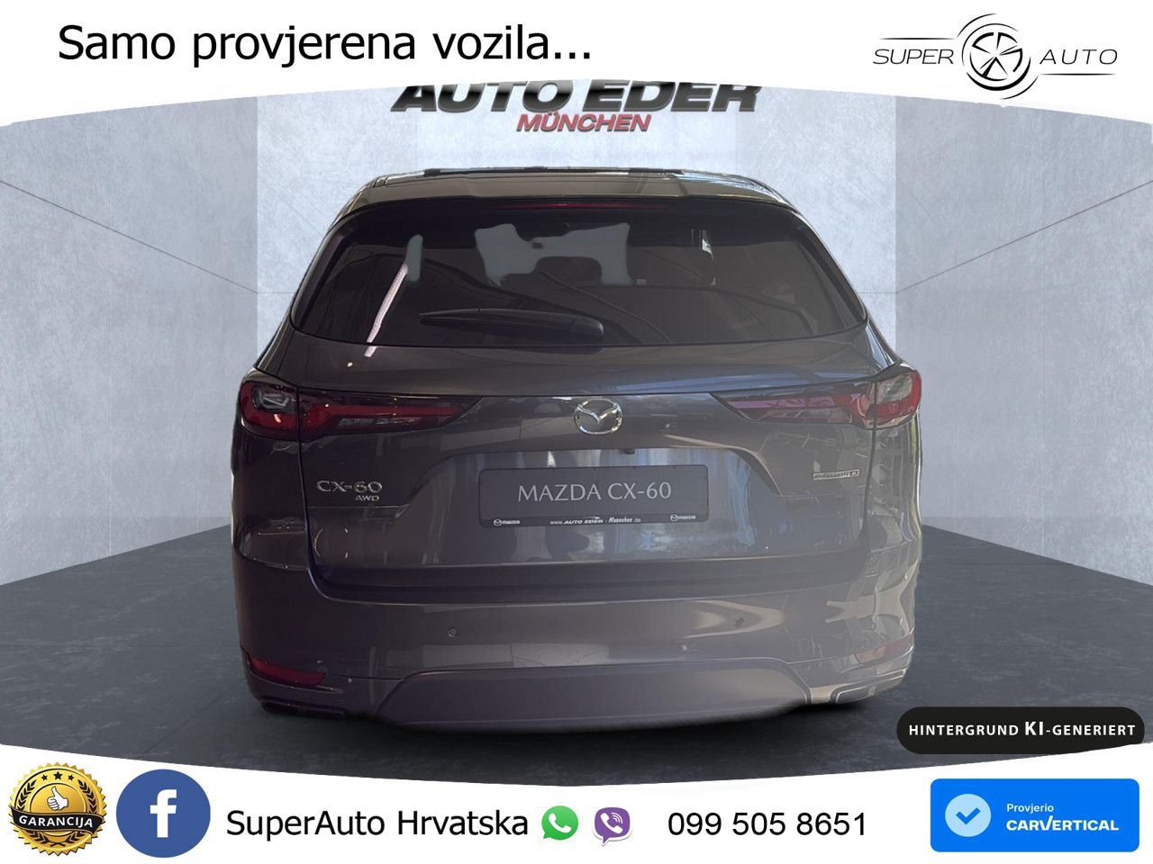 Mazda CX-60 3.3 e-Skyactiv D (254 KS) AWD Automatic LED+GR SJED+ACC