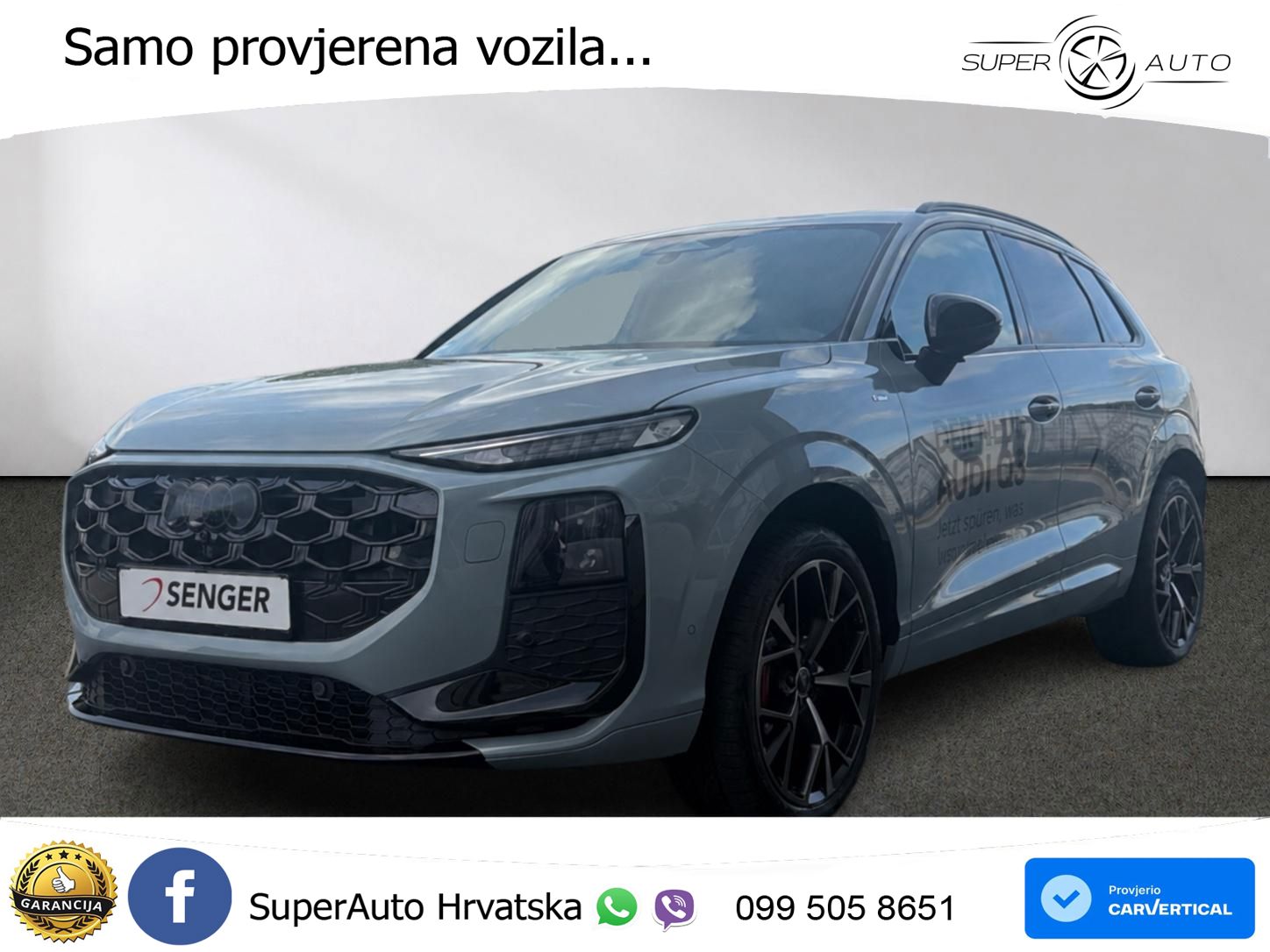 Audi Q3 2.0 TFSI (265 KS) quattro S tronic S line ACC+HEAD+GR SJED+360+PANO