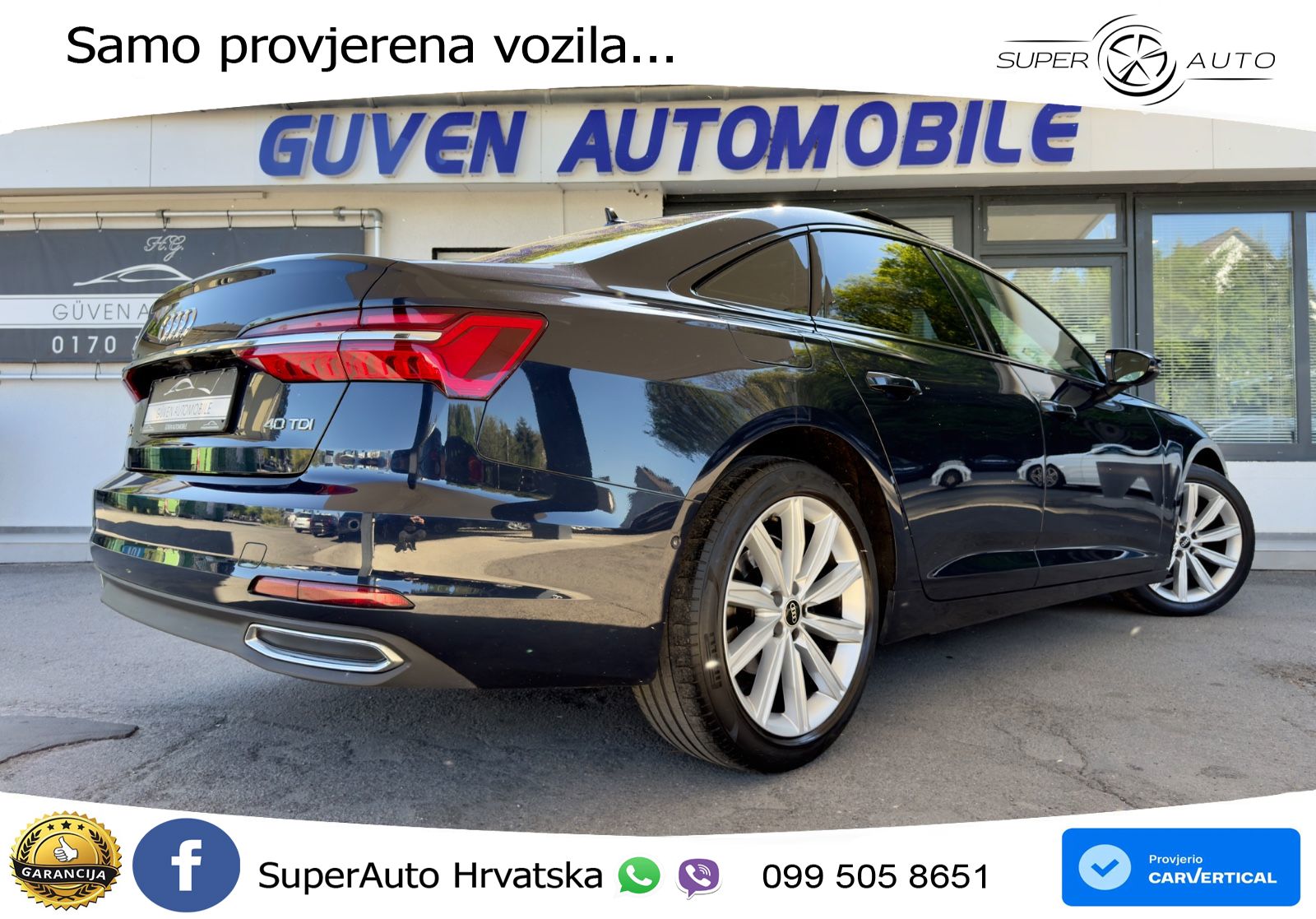 Audi A6 40 TDI (204 KS) S tronic MATRIX+GR SJED+KAM