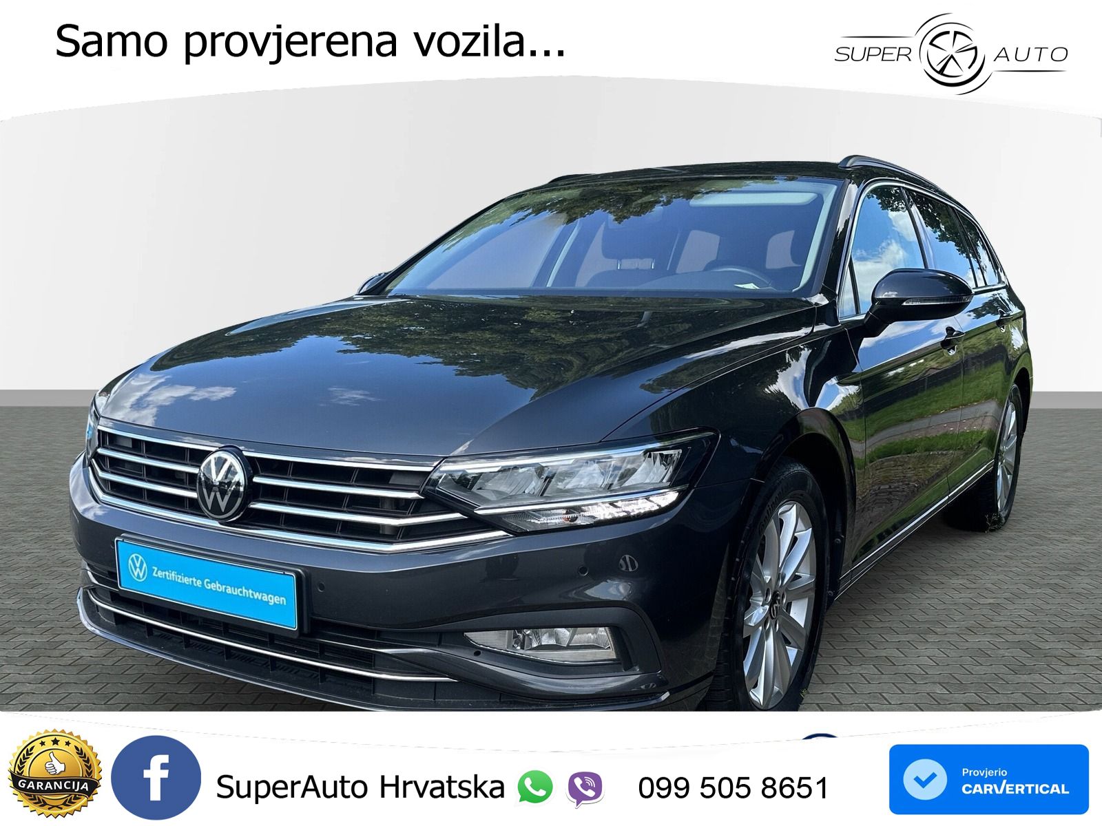 Volkswagen Passat Variant 2.0 TDI (150 KS) DSG Business LED+GR SJED+ACC
