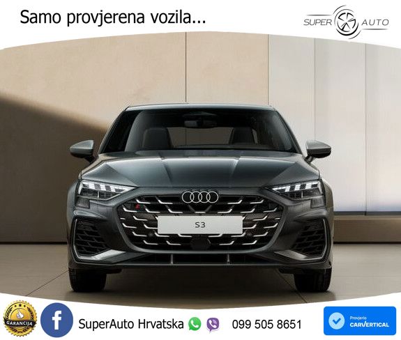 Audi S3 Limuzina 2.0 TFSI (333 KS) quattro S tronic LED+GR SJED+ACC