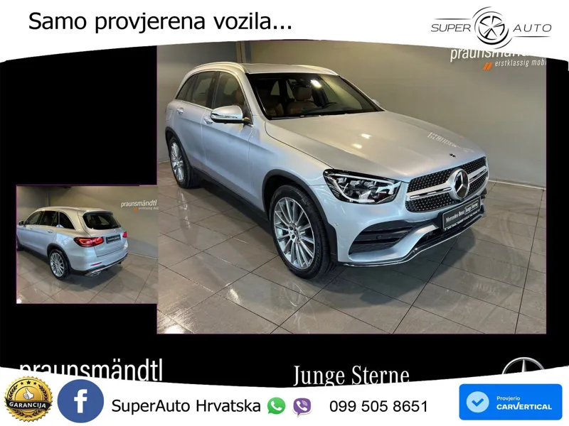 Mercedes GLC 400d (330 KS) 4MATIC 9G-TRONIC AMG ZRAČNI+ACC+4xGR SJED+360