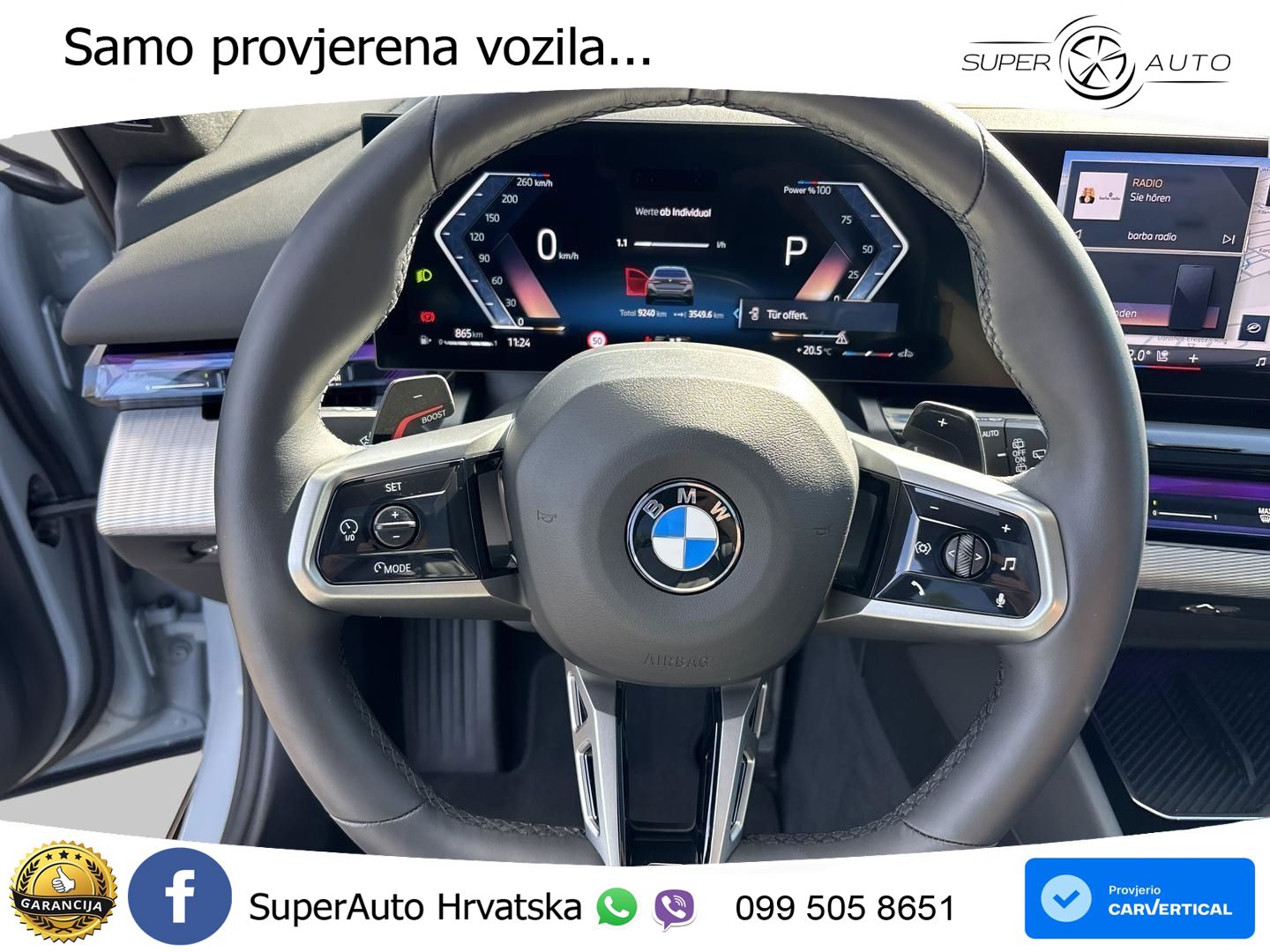 BMW 520i Touring (208 KS) Steptronic M Sport ACC+HEAD+GR SJED+360+PANO