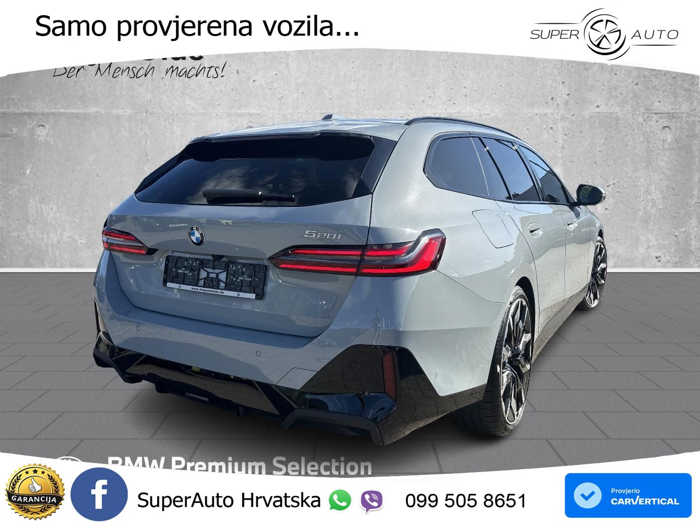 BMW 520i Touring (208 KS) Steptronic M Sport ACC+HEAD+GR SJED+360+PANO