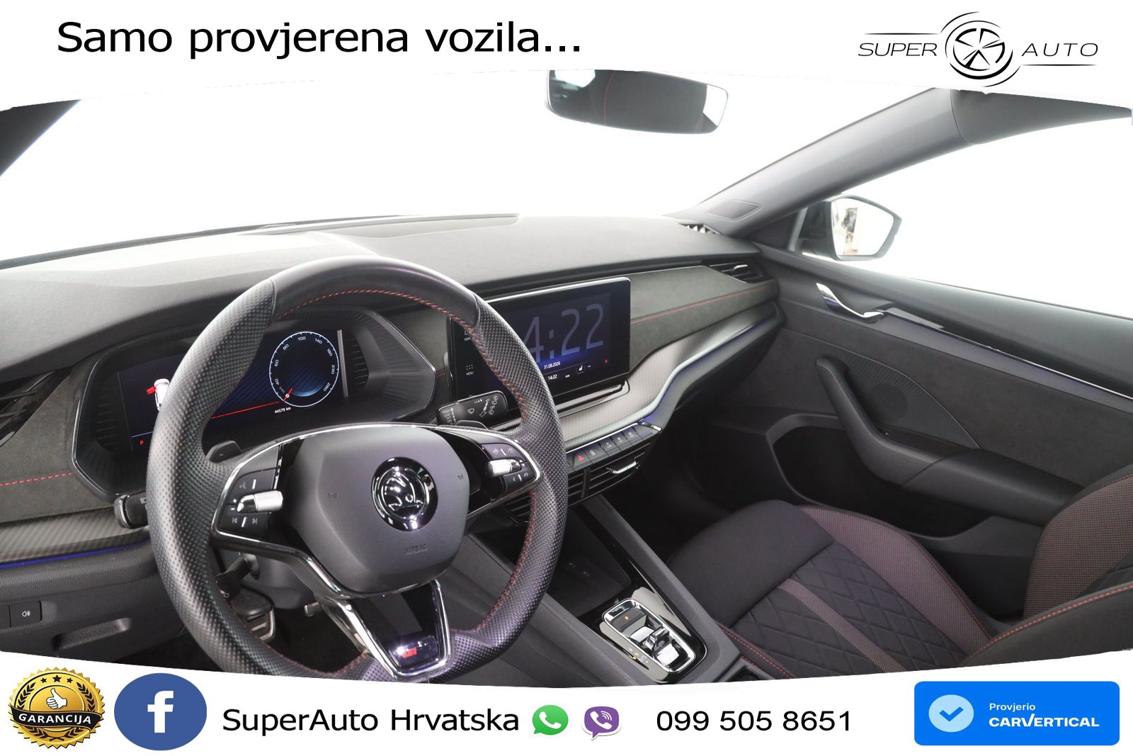 Škoda Octavia Combi RS 2.0 TSI (245 KS) DSG LED+GR SJED+ACC