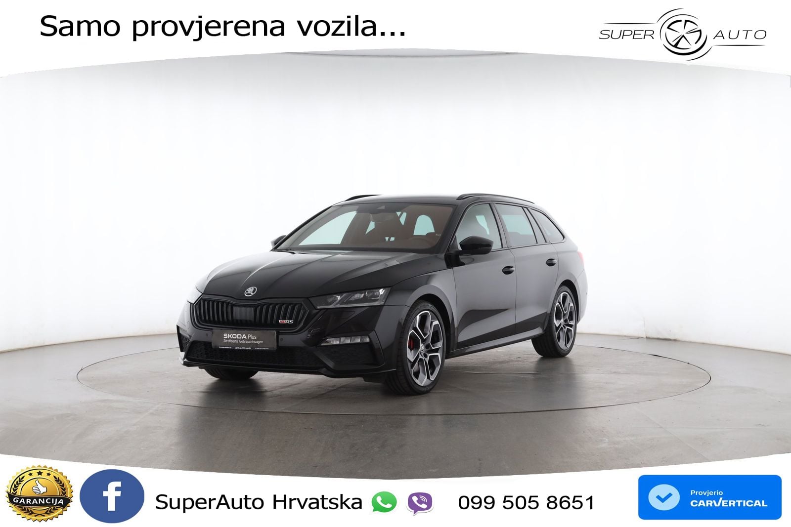 Škoda Octavia Combi RS 2.0 TSI (245 KS) DSG LED+GR SJED+ACC
