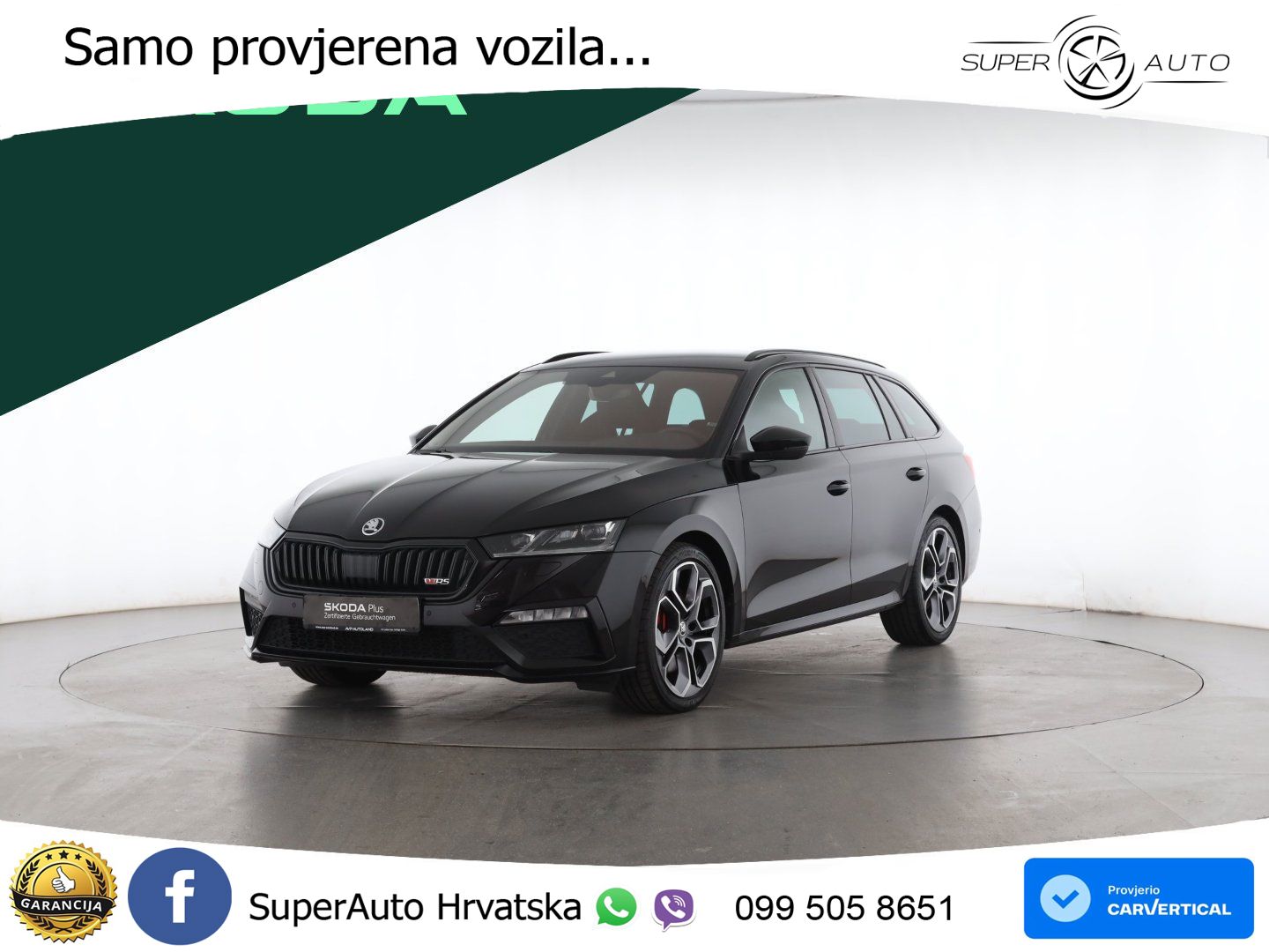 Škoda Octavia Combi RS 2.0 TSI (245 KS) DSG LED+GR SJED+ACC