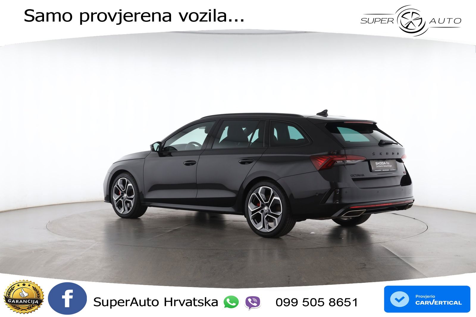 Škoda Octavia Combi RS 2.0 TSI (245 KS) DSG LED+GR SJED+ACC