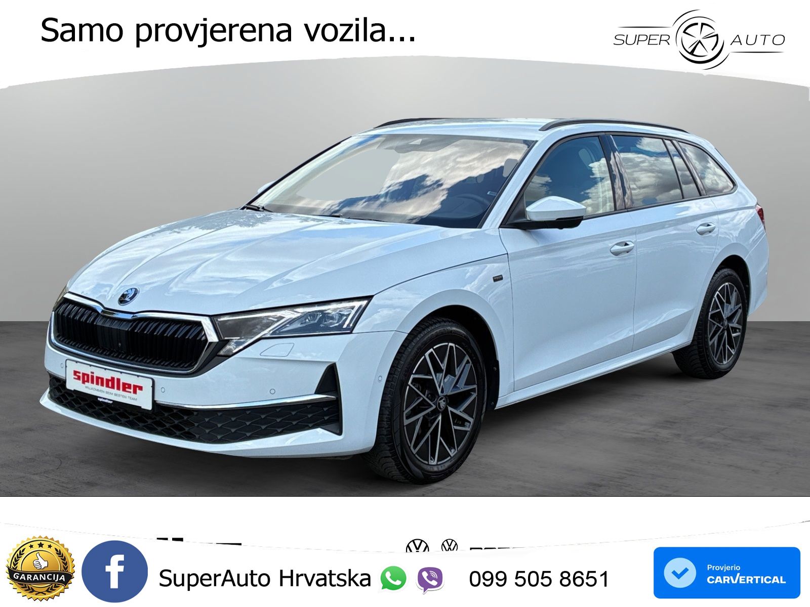 Škoda Octavia Combi 2.0 TDI (150 KS) DSG LED+GR SJED+ACC