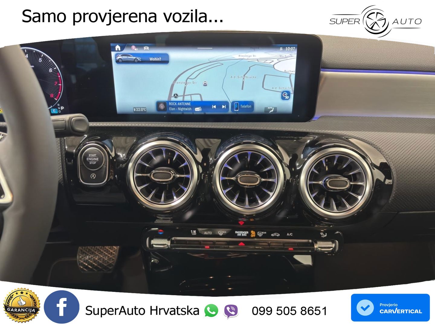 Mercedes-Benz A 180 7G-DCT LED+GR SJED+ACC