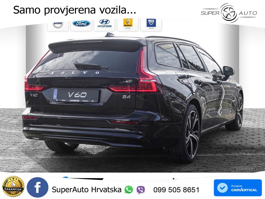 Volvo V60 2.0 B4 Benzin DCT ACC+GR SJED+360+PANO