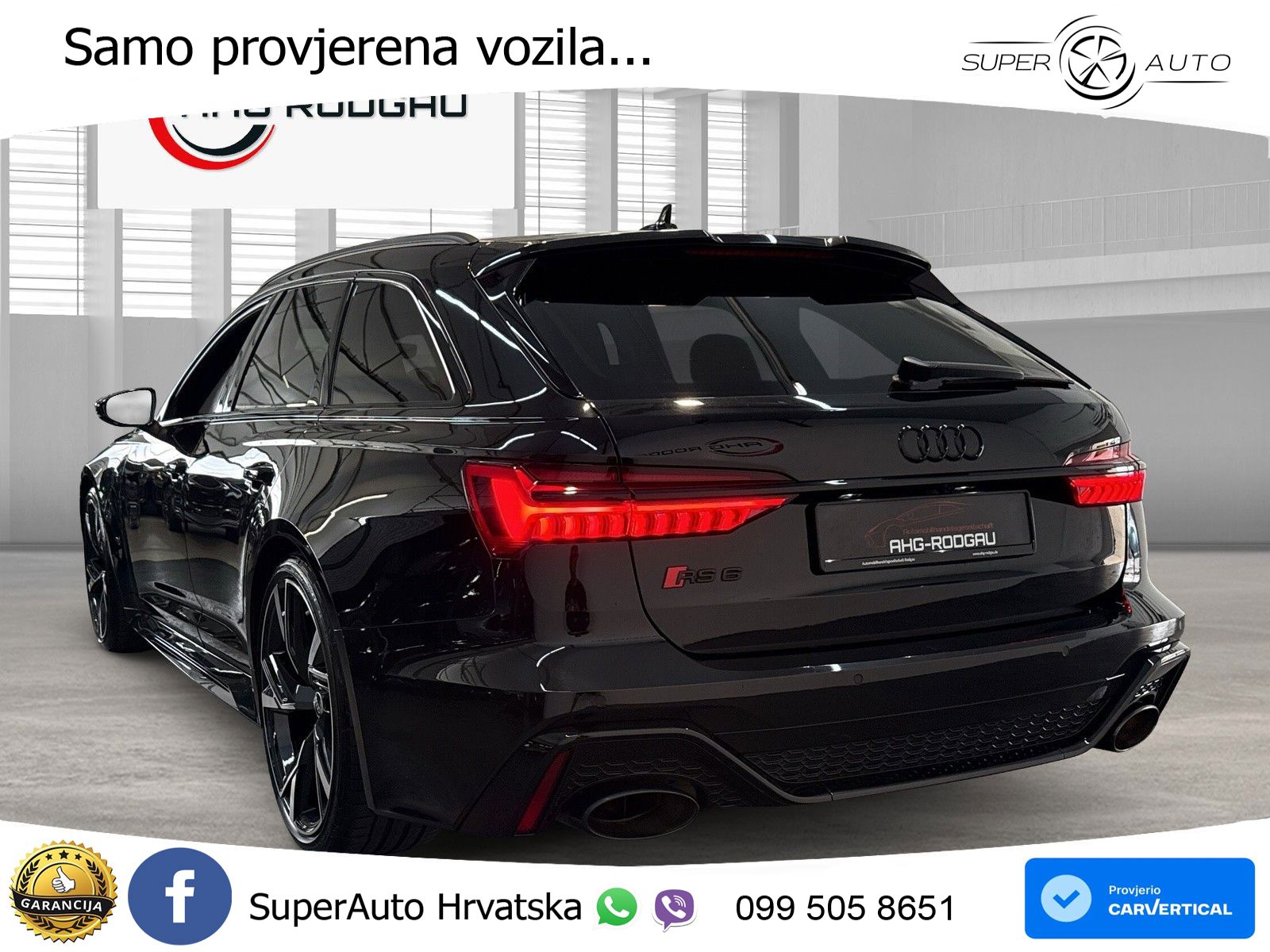 Audi RS6 Avant 4.0 TFSI V8 (600 KS) quattro Tiptronic LED+GR SJED+ACC
