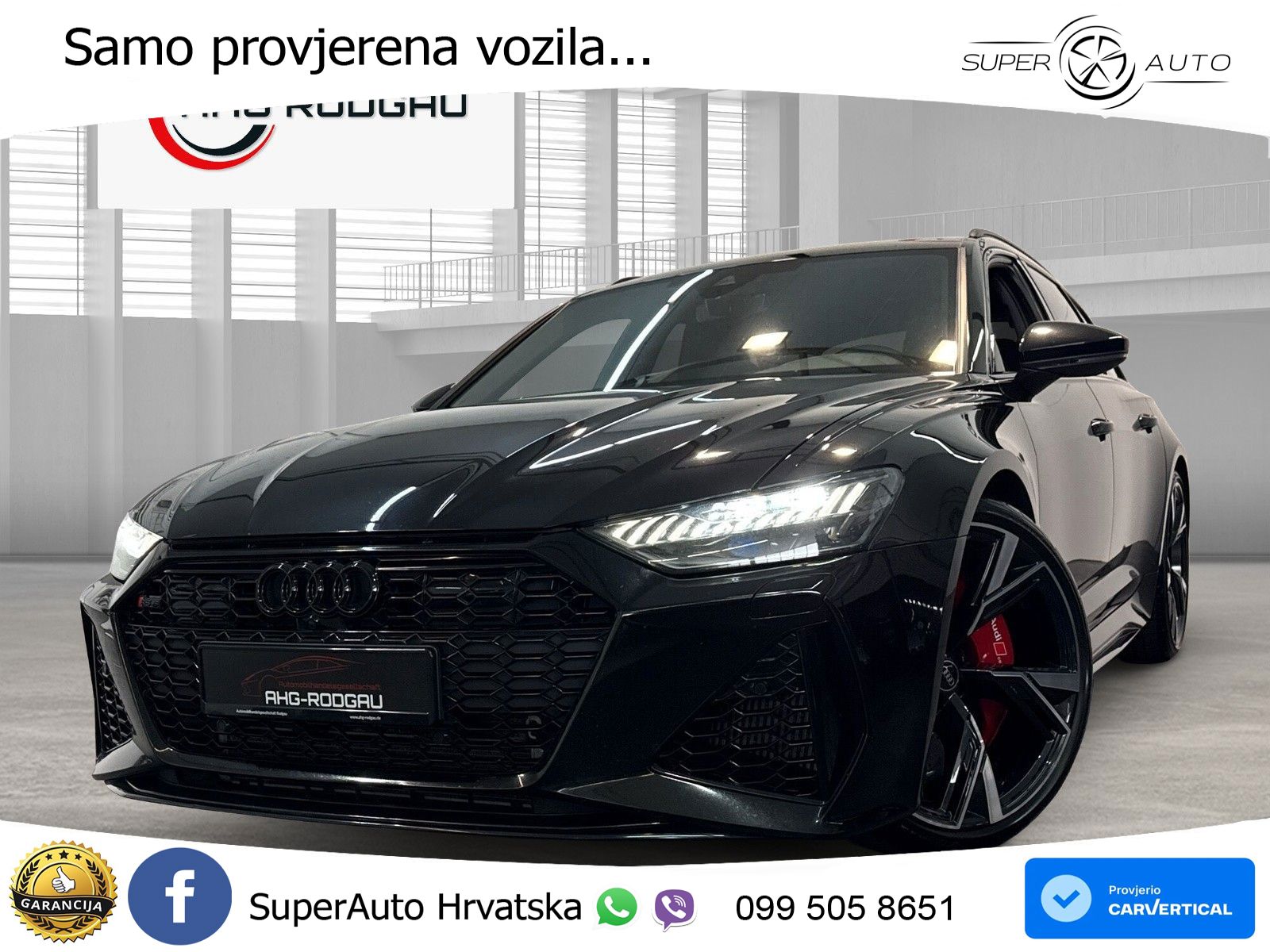 Audi RS6 Avant 4.0 TFSI V8 (600 KS) quattro Tiptronic LED+GR SJED+ACC