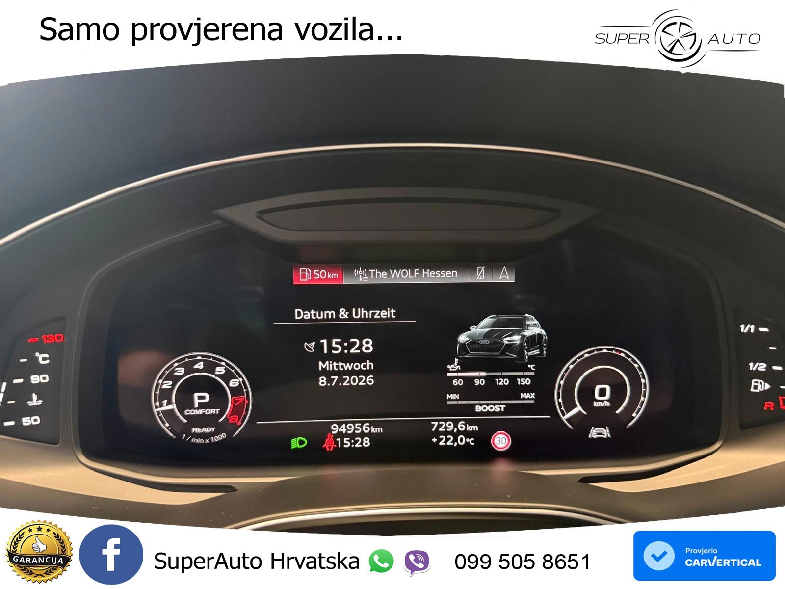 Audi RS6 Avant 4.0 TFSI V8 (600 KS) quattro Tiptronic LED+GR SJED+ACC