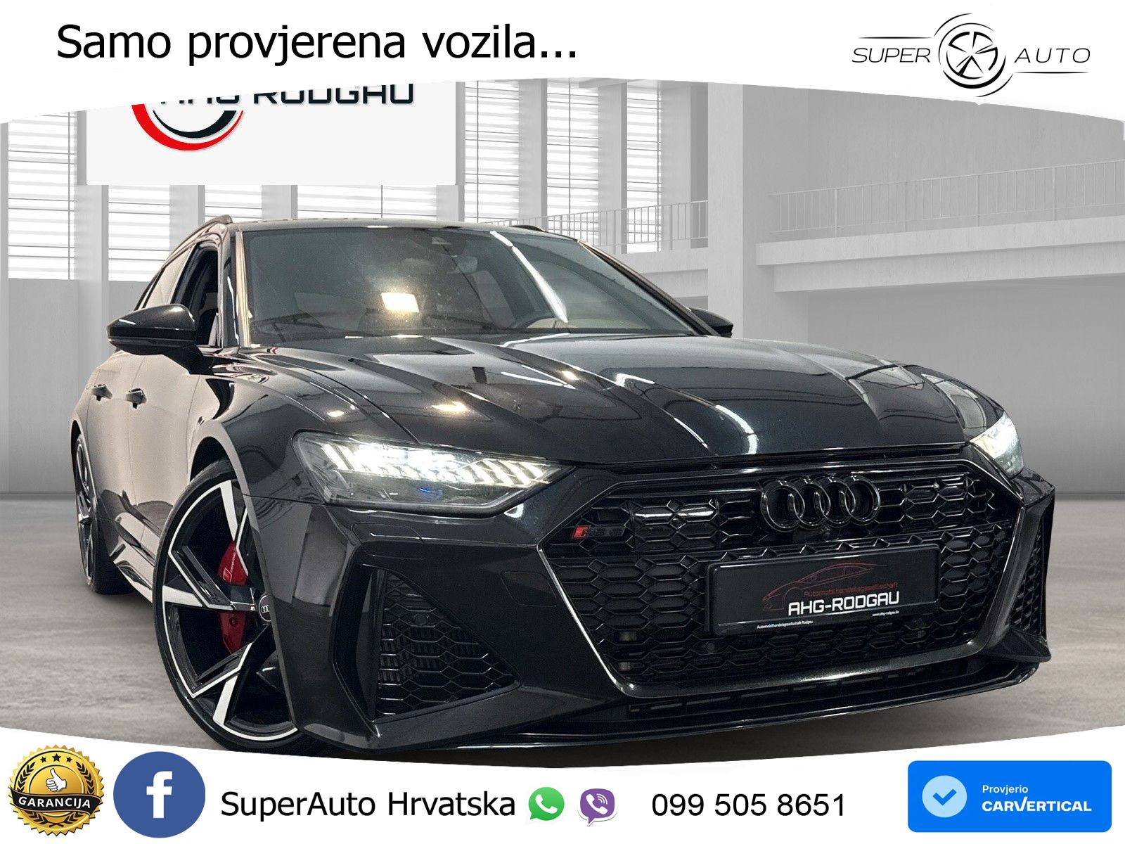Audi RS6 Avant 4.0 TFSI V8 (600 KS) quattro Tiptronic LED+GR SJED+ACC