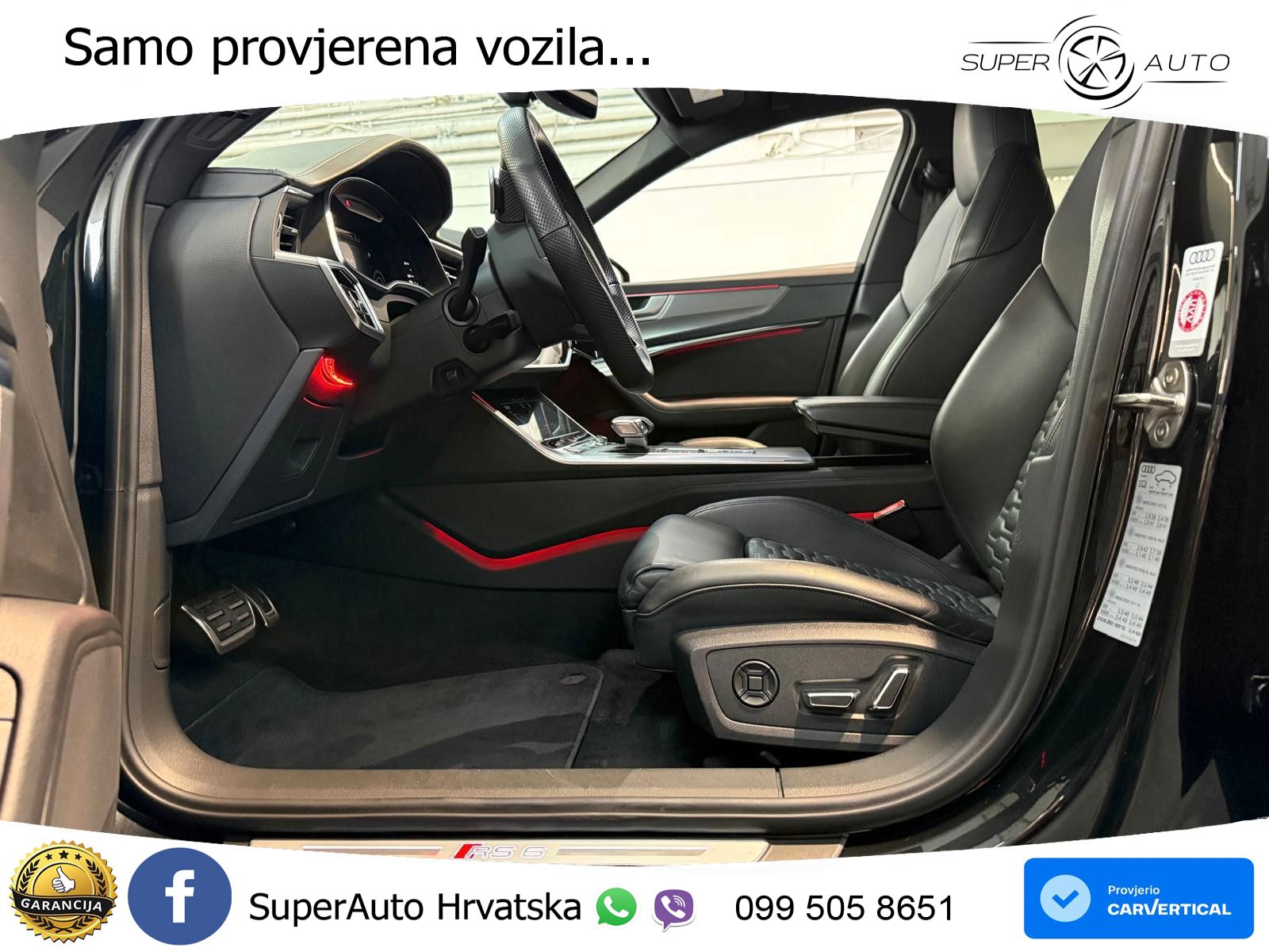 Audi RS6 Avant 4.0 TFSI V8 (600 KS) quattro Tiptronic LED+GR SJED+ACC
