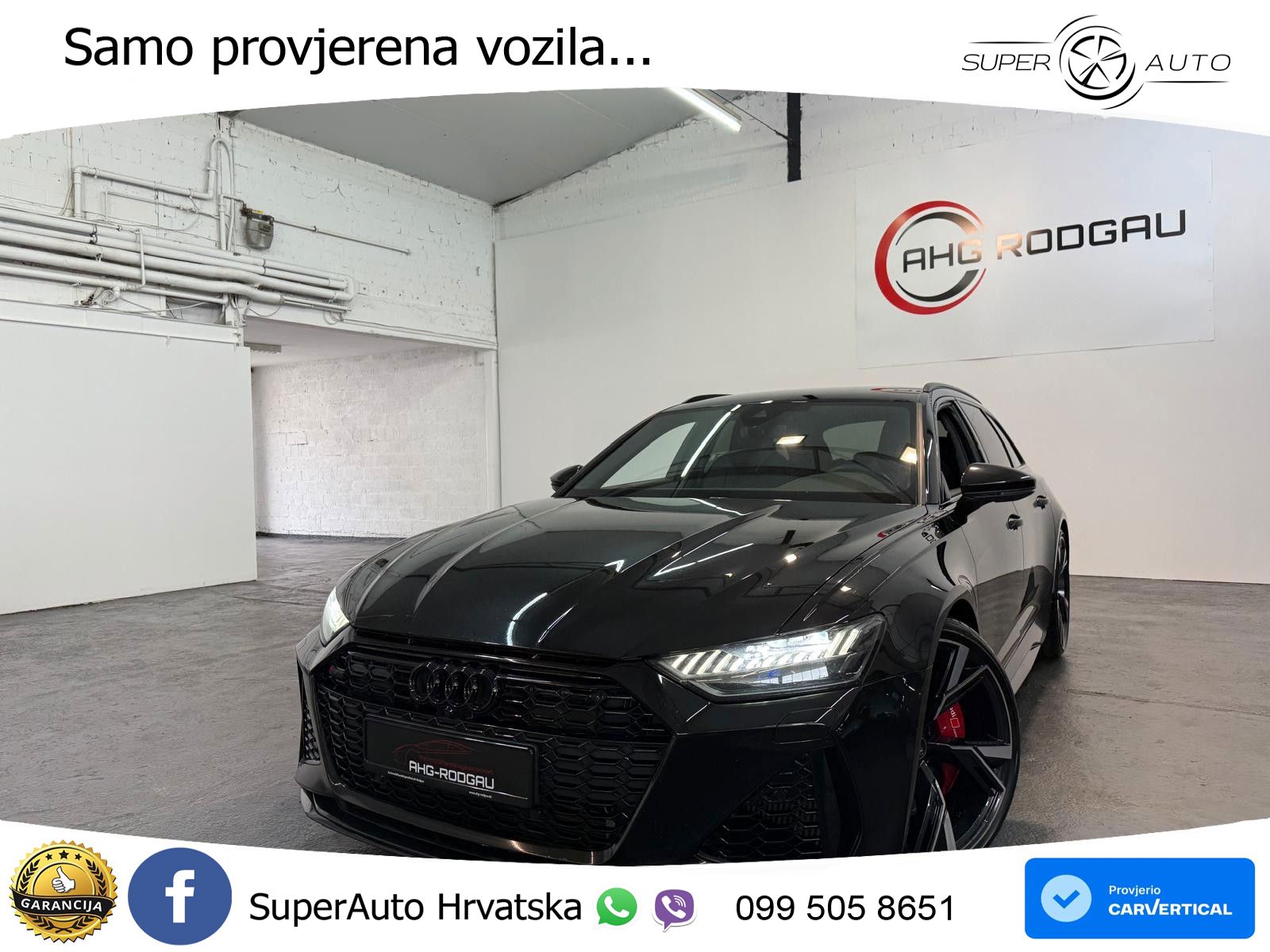 Audi RS6 Avant 4.0 TFSI V8 (600 KS) quattro Tiptronic LED+GR SJED+ACC