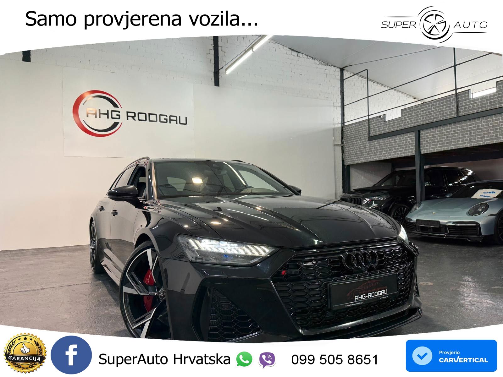 Audi RS6 Avant 4.0 TFSI V8 (600 KS) quattro Tiptronic LED+GR SJED+ACC