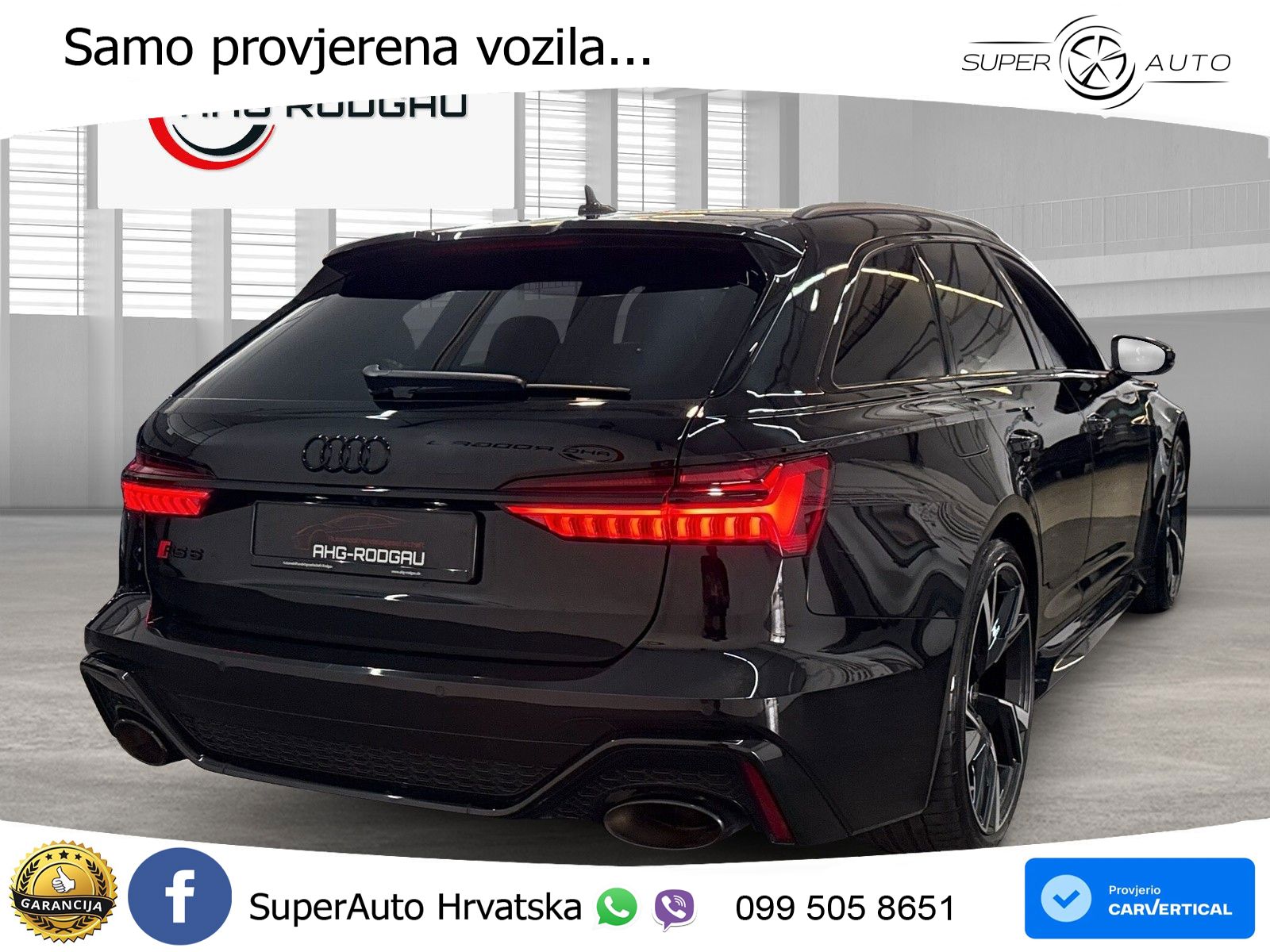 Audi RS6 Avant 4.0 TFSI V8 (600 KS) quattro Tiptronic LED+GR SJED+ACC
