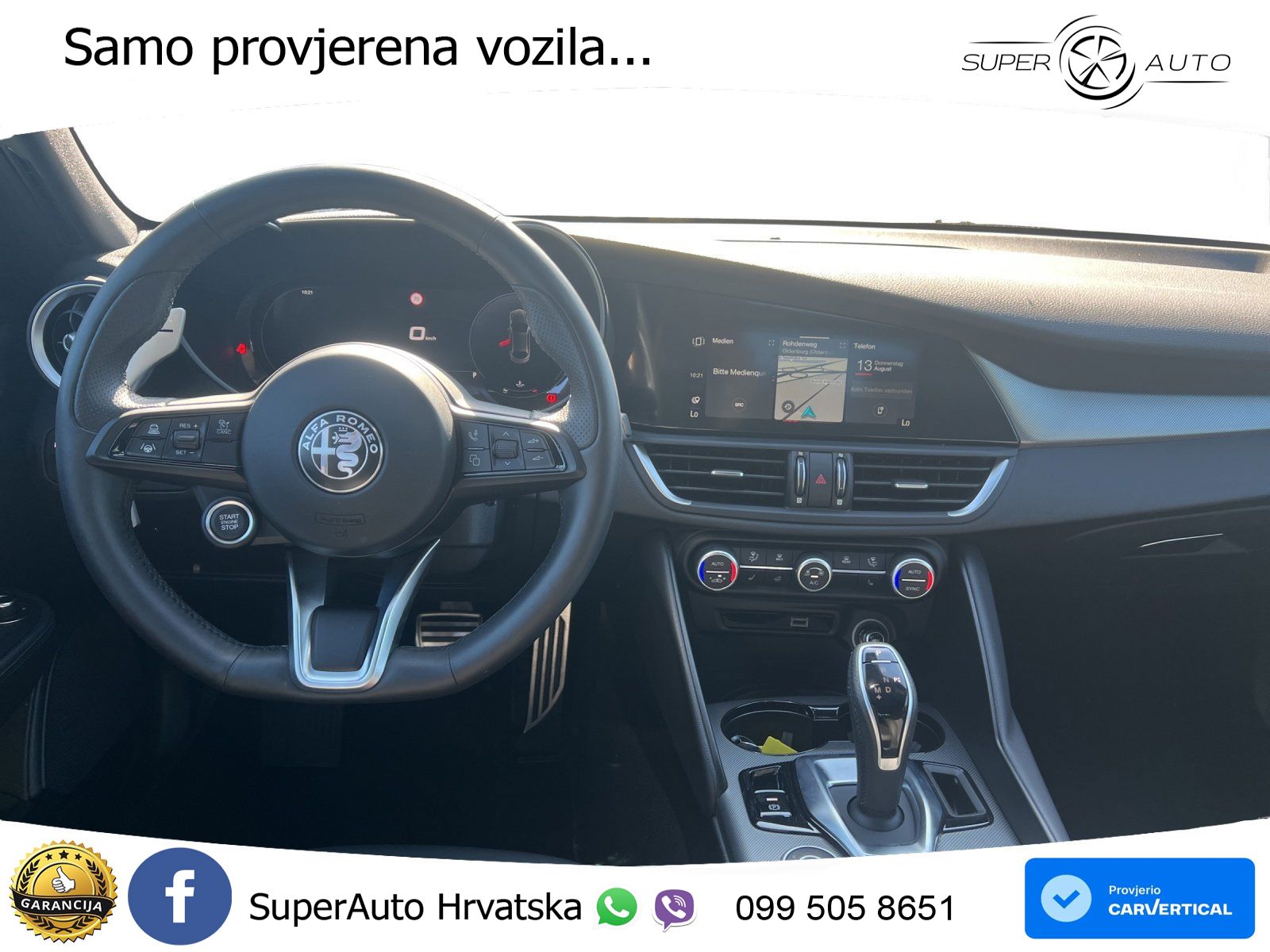 Alfa Romeo Giulia 2.0 Turbo (280 KS) AWD Automatic LED+GR SJED+ACC
